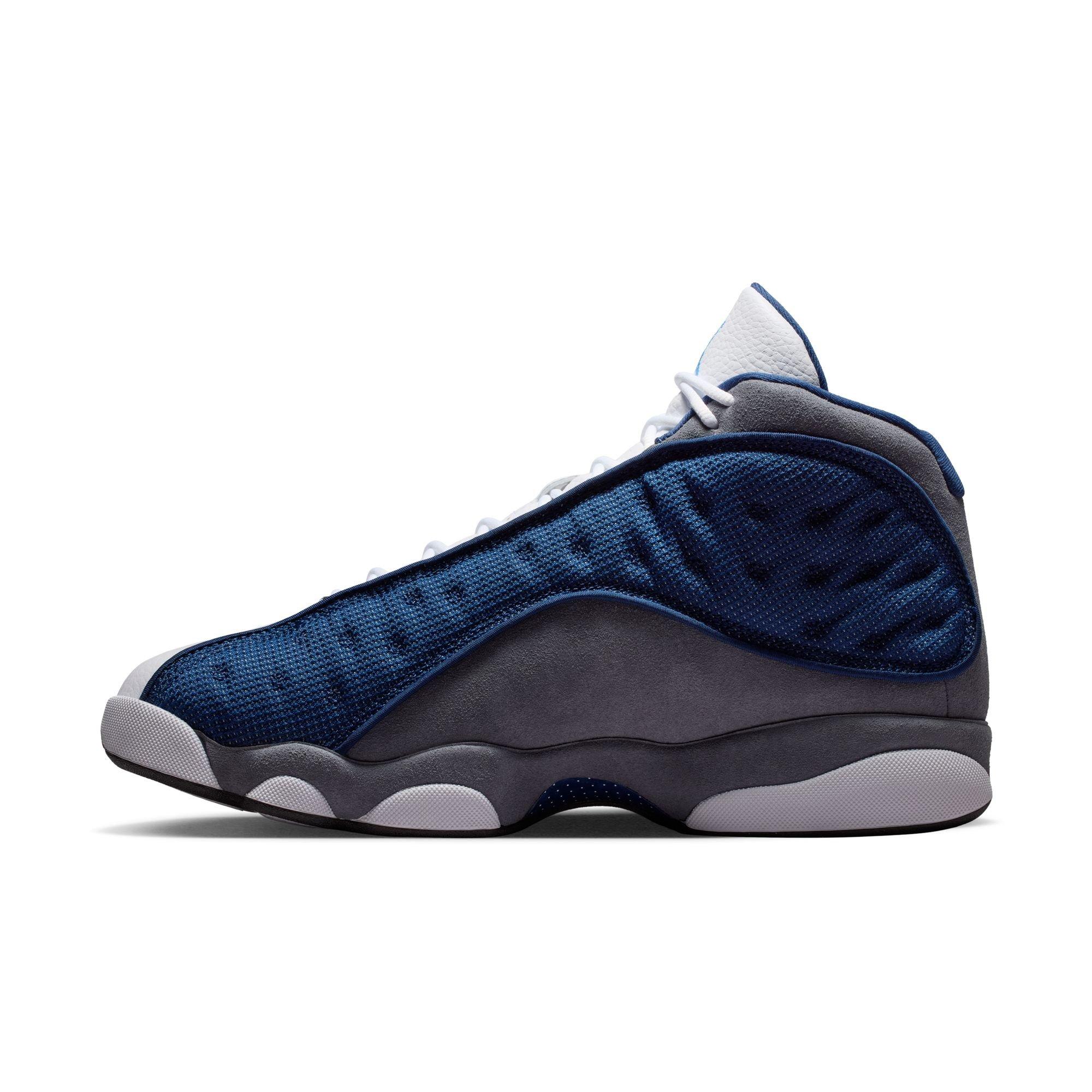 Jordan 13 Retro "Navy and Flint Grey" Men's Shoe - NAVY/UNIVERSITY BLUE/FLINT GREY/WHITE