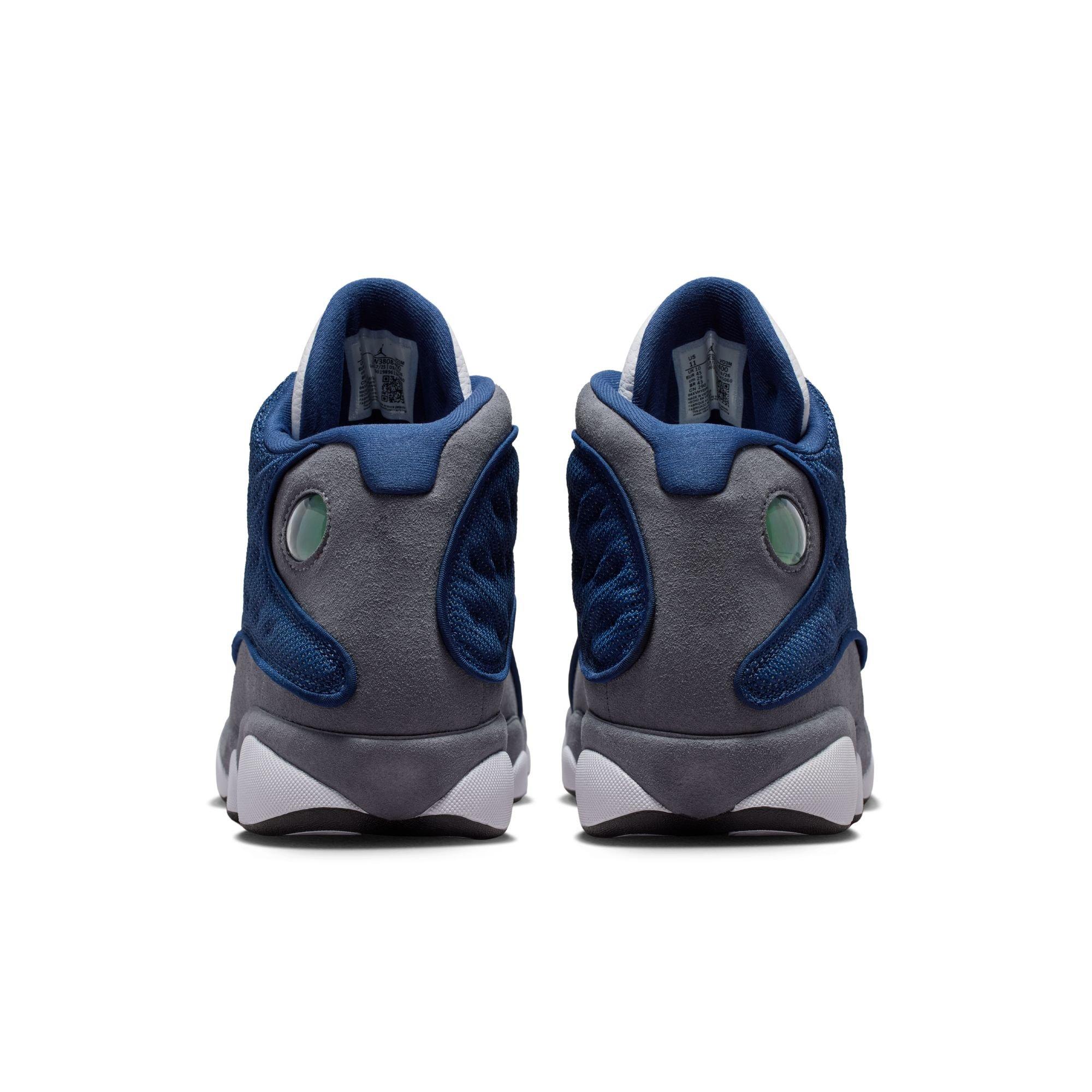 Jordan 13 Retro "Navy and Flint Grey" Men's Shoe - NAVY/UNIVERSITY BLUE/FLINT GREY/WHITE