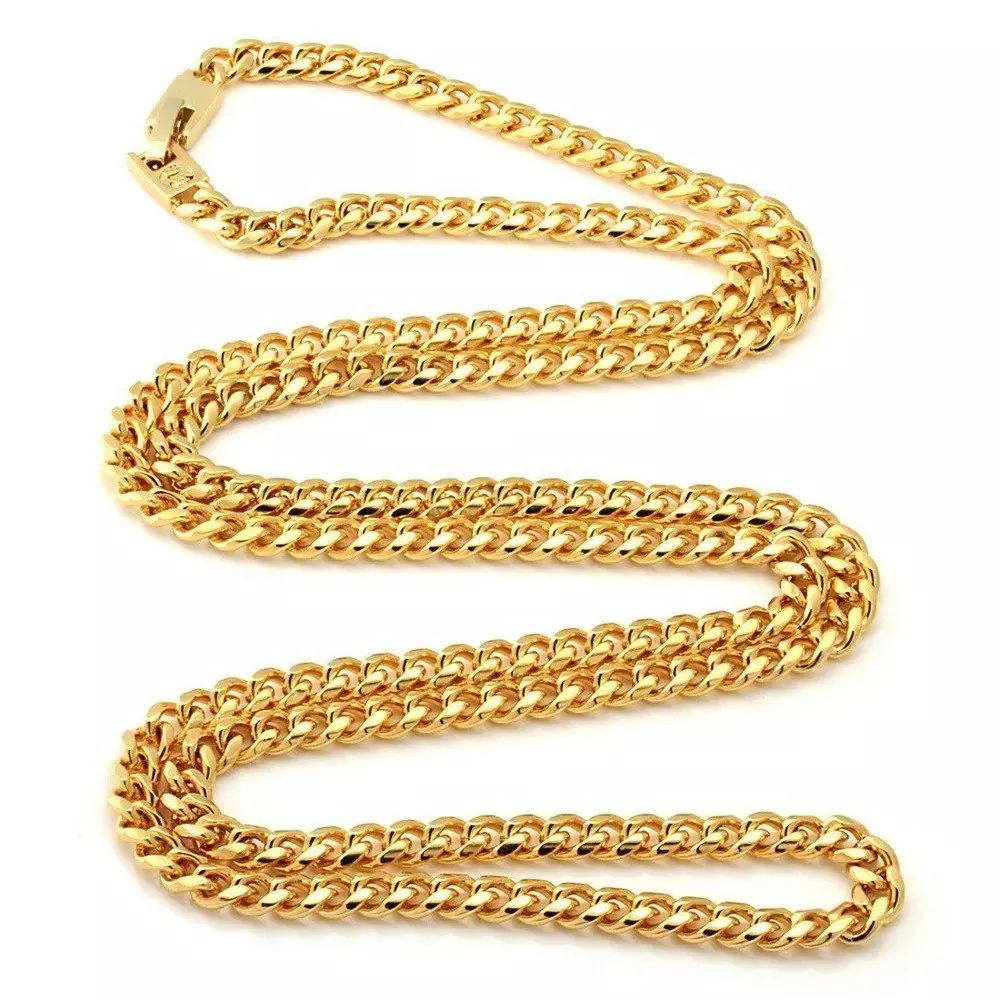 King Ice Miami Cuban 3MM Link Chain - GOLD