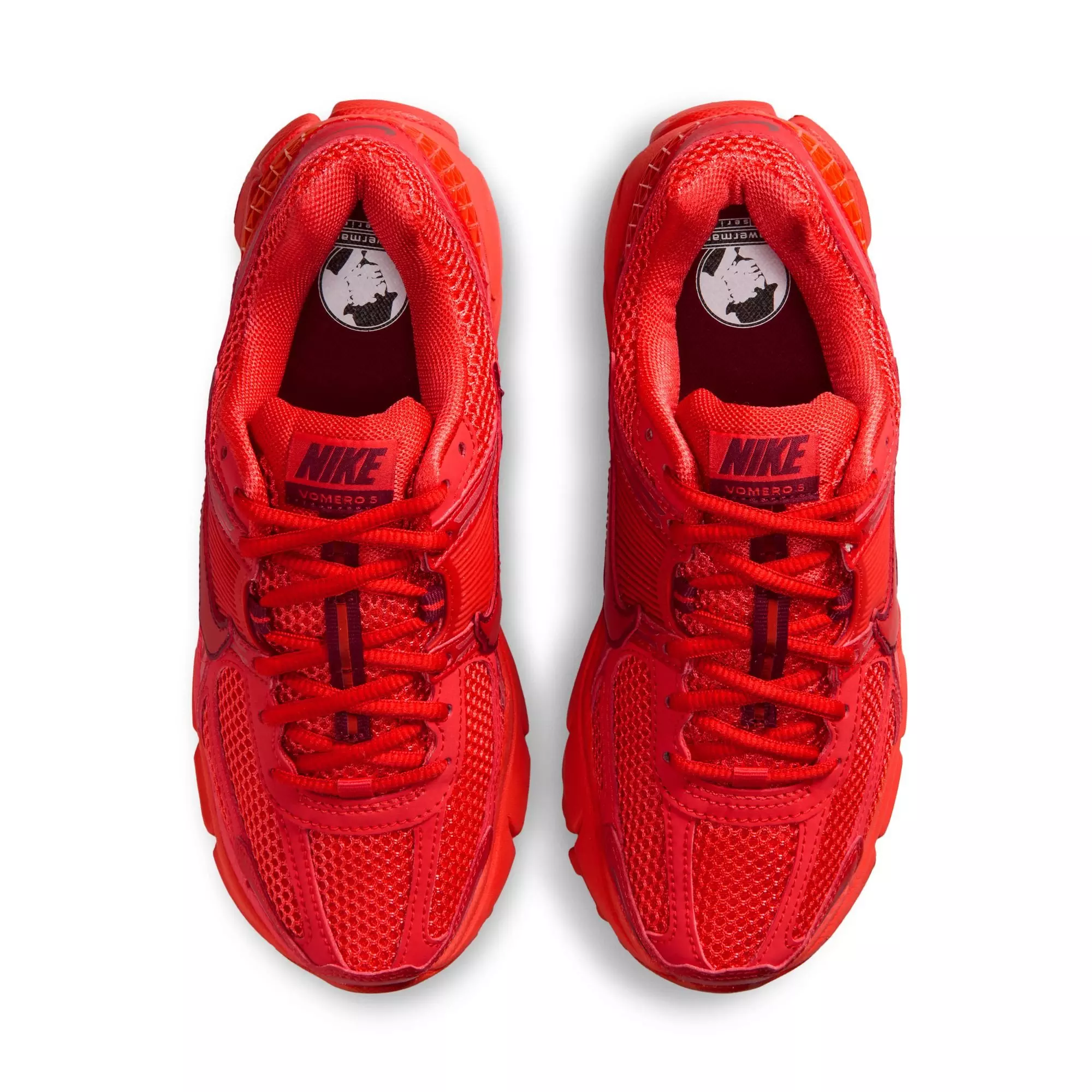 Nike Zoom Vomero 5 With Reflective Accents "Light Crimson/Team Red" Women's Shoe - CRIMSON