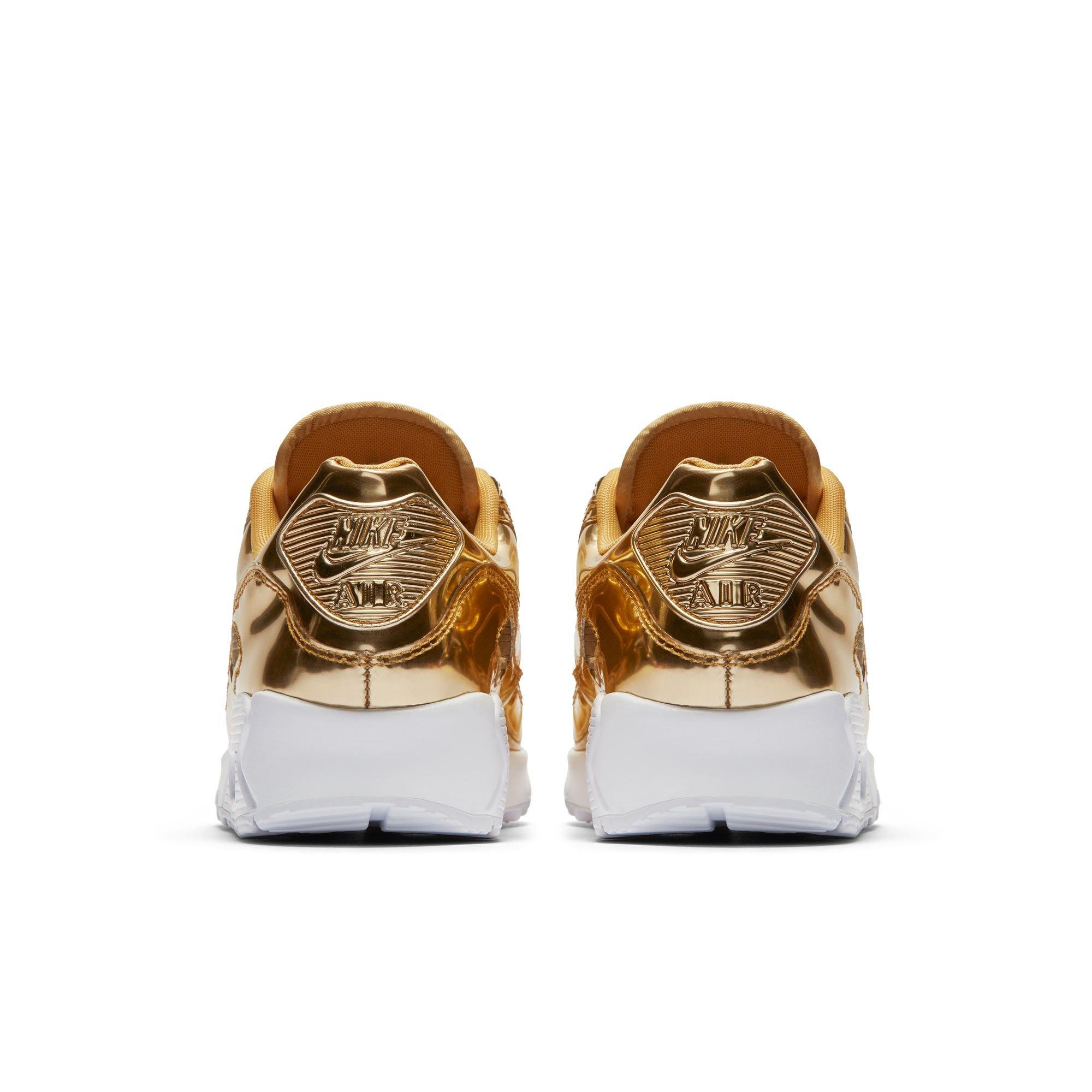 Nike Air Max 90 SP "Metallic Gold/Club Gold" Women's Shoe - GOLD Thumbnail View 5