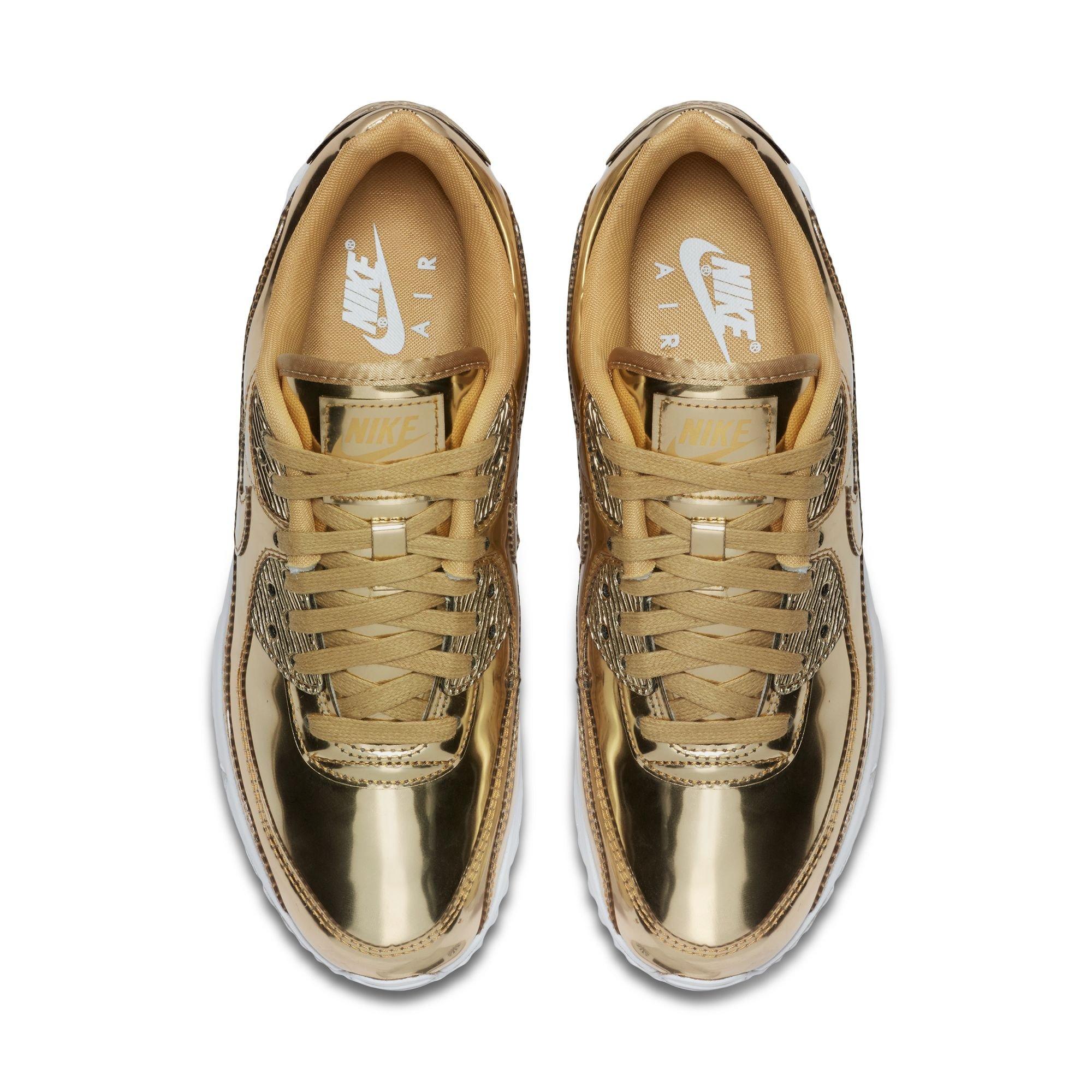 Nike Air Max 90 SP "Metallic Gold/Club Gold" Women's Shoe - GOLD Thumbnail View 6