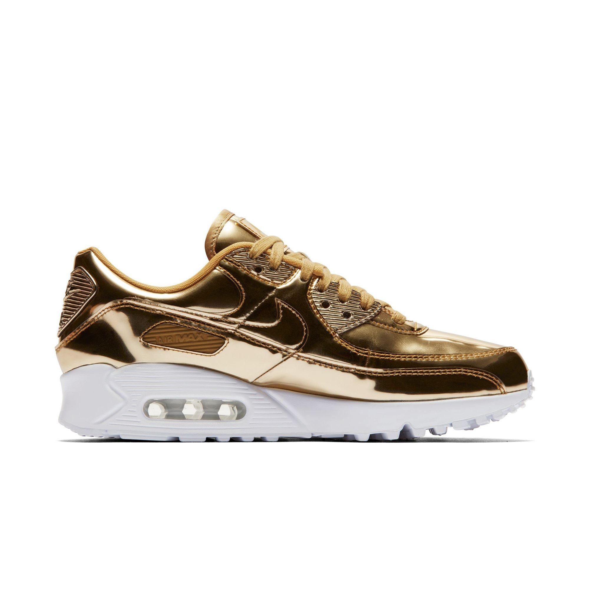 Nike Air Max 90 SP "Metallic Gold/Club Gold" Women's Shoe - GOLD Thumbnail View 2