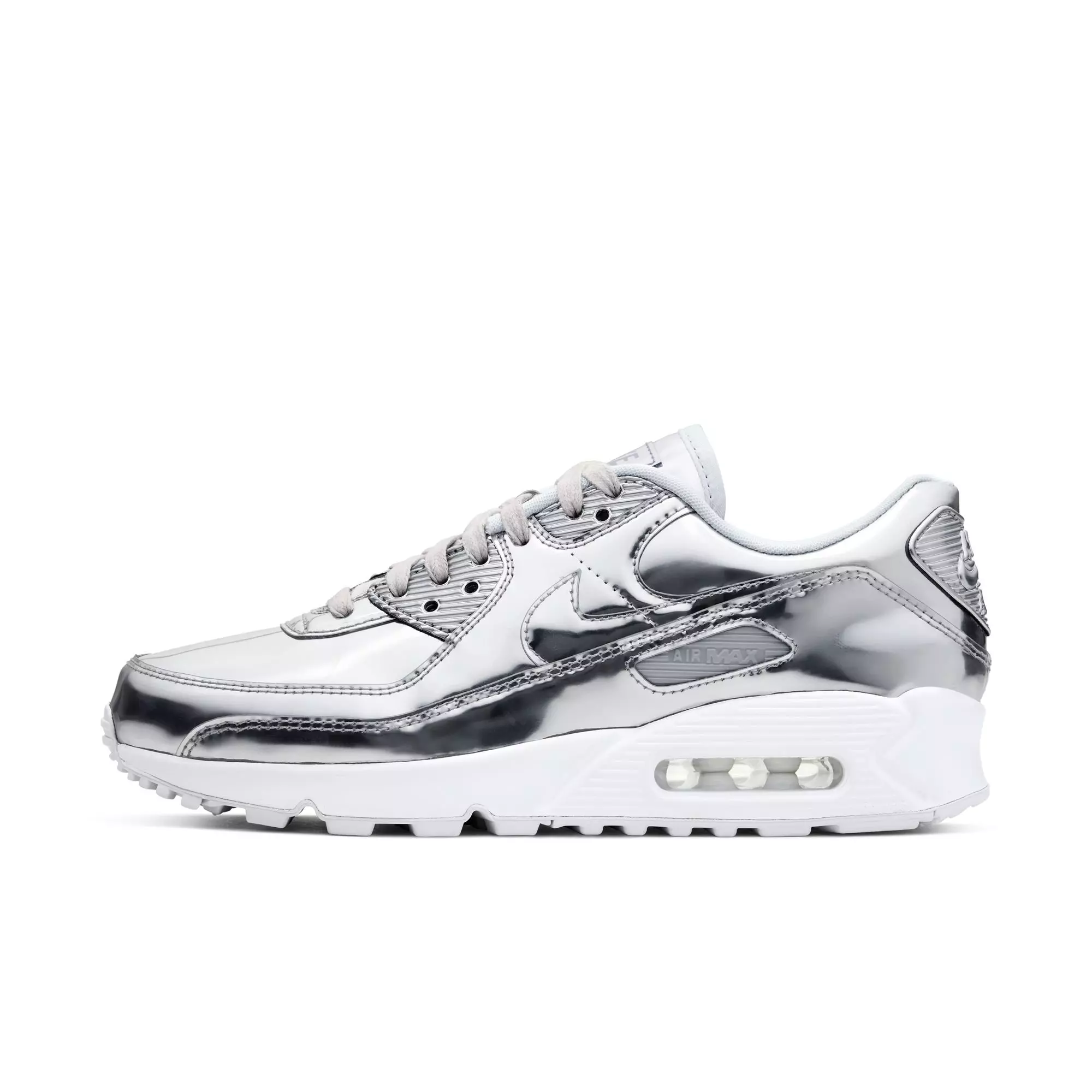 Nike Air Max 90 SP "Chrome/Pure Platinum/White" Women's Shoe - SILVER