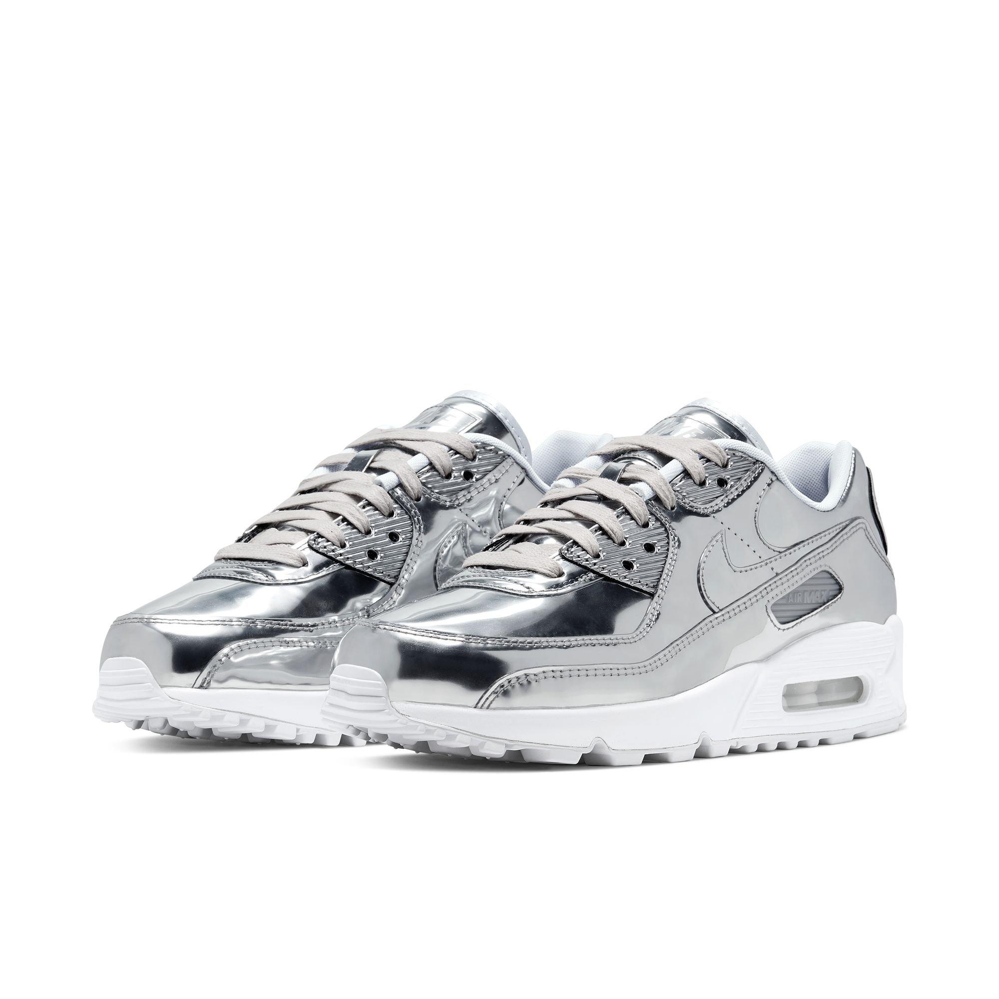 Nike Air Max 90 SP "Chrome/Pure Platinum/White" Women's Shoe - SILVER Thumbnail View 5