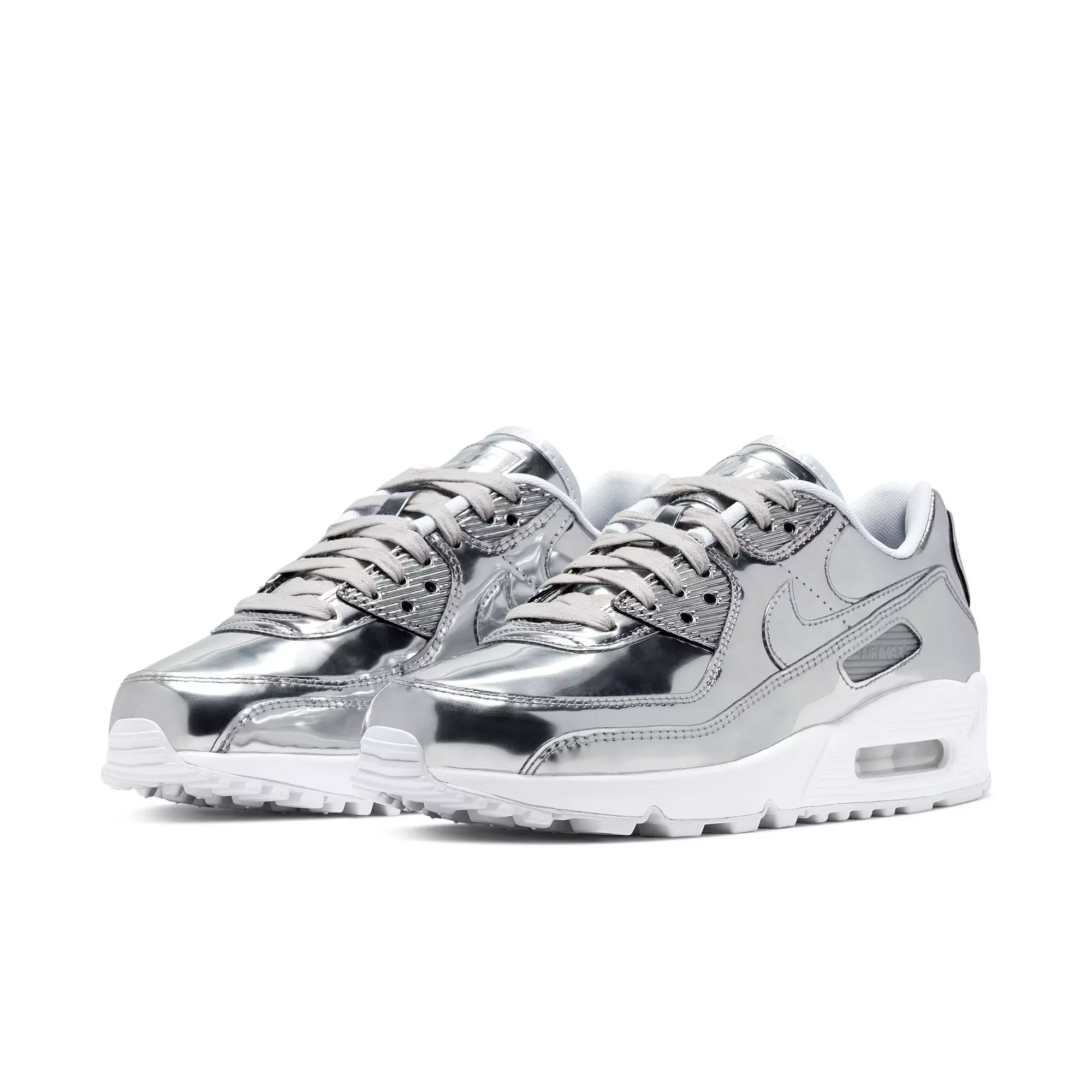 Nike Air Max 90 SP "Chrome/Pure Platinum/White" Women's Shoe - SILVER
