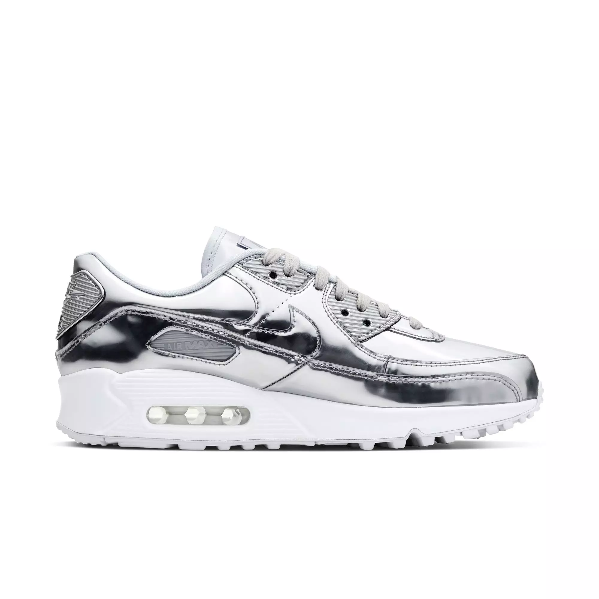 Nike Air Max 90 SP "Chrome/Pure Platinum/White" Women's Shoe - SILVER