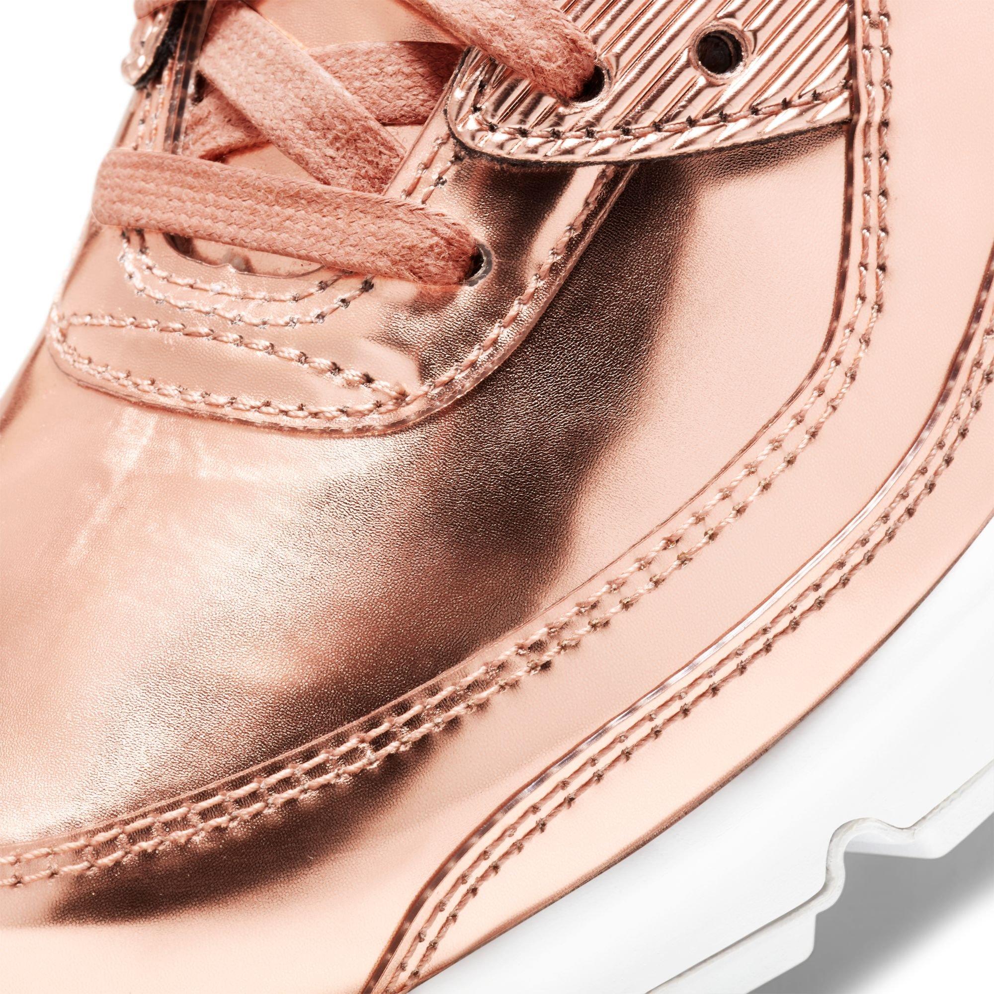 Nike Air Max 90 SP "Rose Gold/Mtlc Red/Bronze" Women's Shoe - ROSE GOLD Thumbnail View 9
