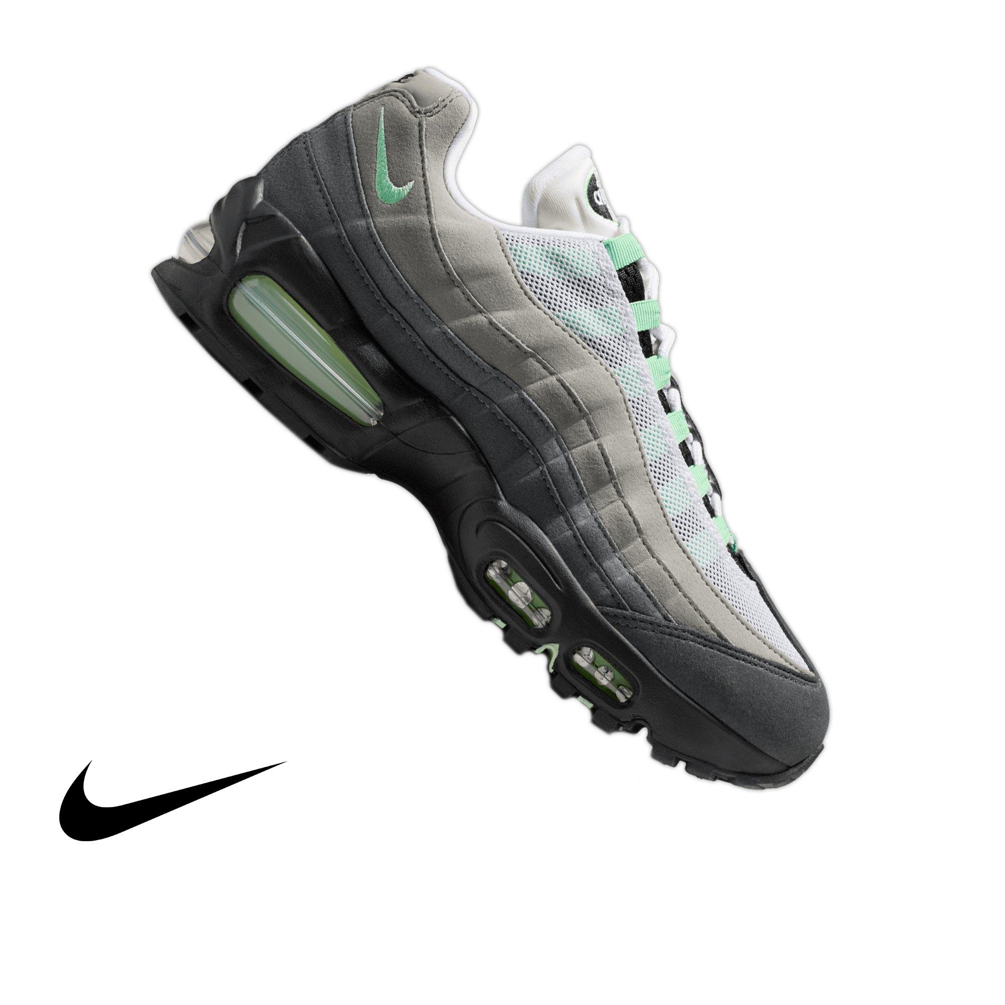 Nike Air Max 95 Big Bubble "Fresh Mint" Women's Shoe - BLACK/FRESH MINT/WHITE/MEDIUM GREY Thumbnail View 1