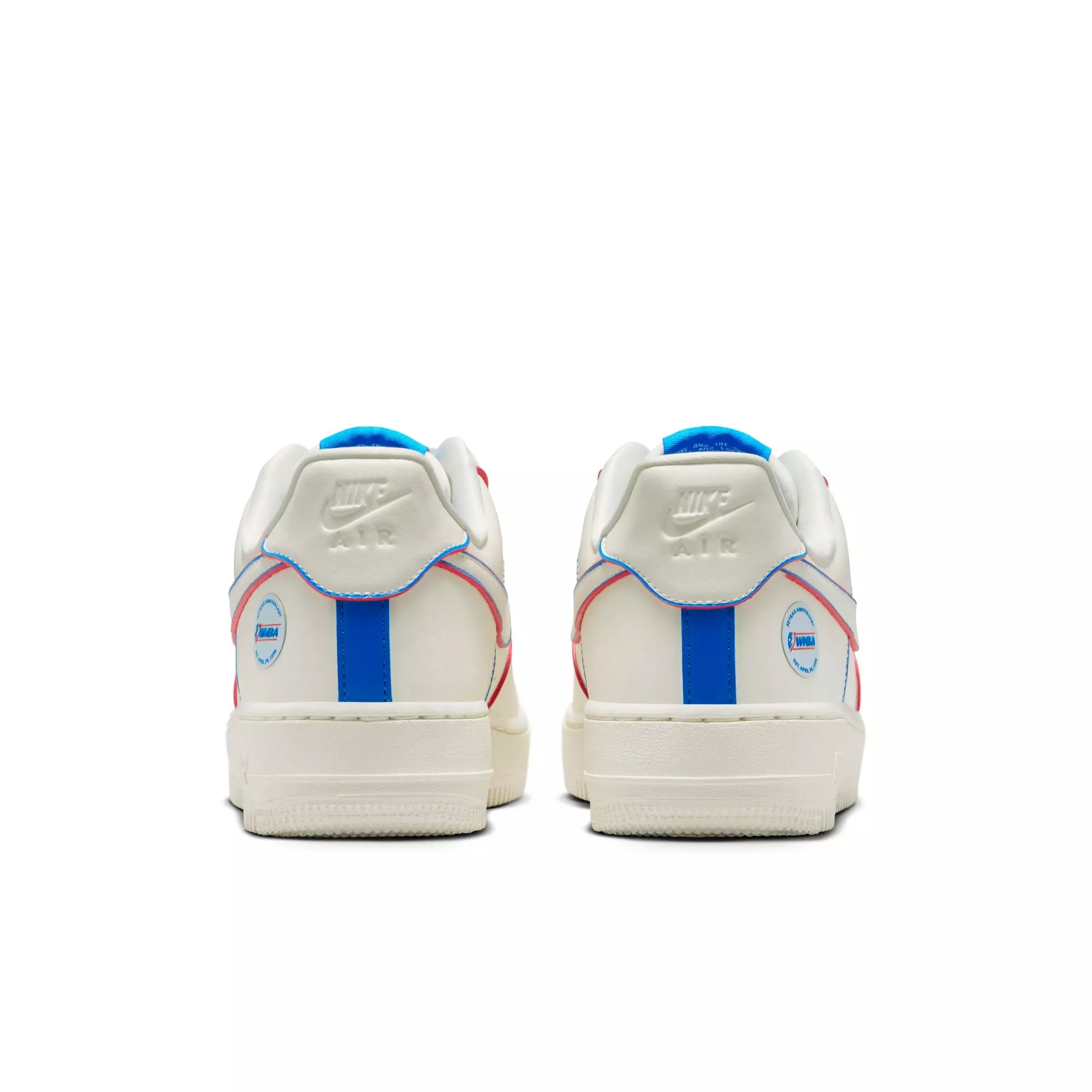 Nike Air Force 1 '07 WNBA "Sail/Multi-Color/Action Red" Women's Shoe - SAIL