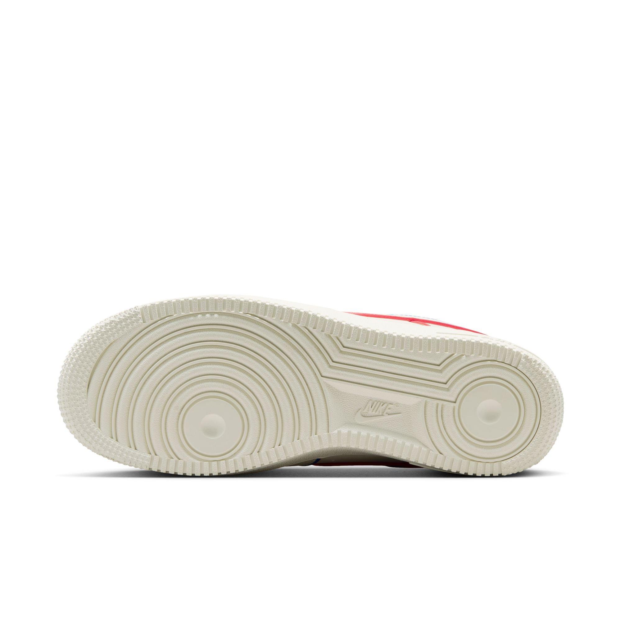 Nike Air Force 1 '07 WNBA "Sail/Multi-Color/Action Red" Women's Shoe - SAIL Thumbnail View 9