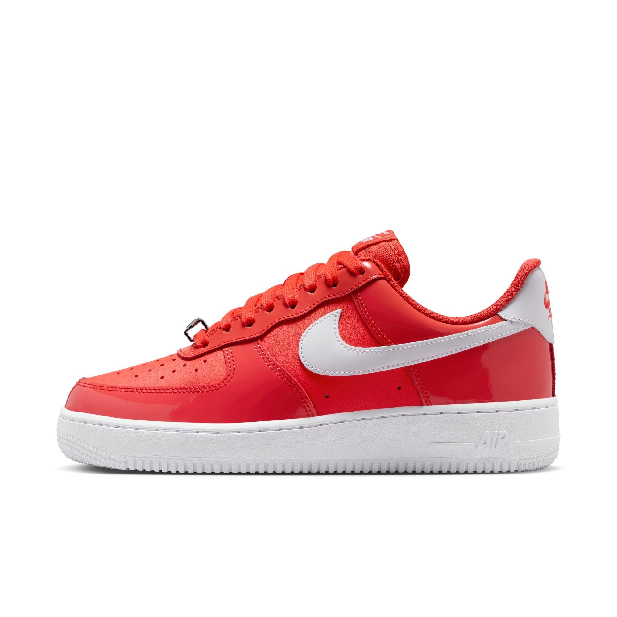Nike Air Force 1 '07 "Light Crimson/White" Women's Shoe - CRIMSON/WHITE Thumbnail View 3
