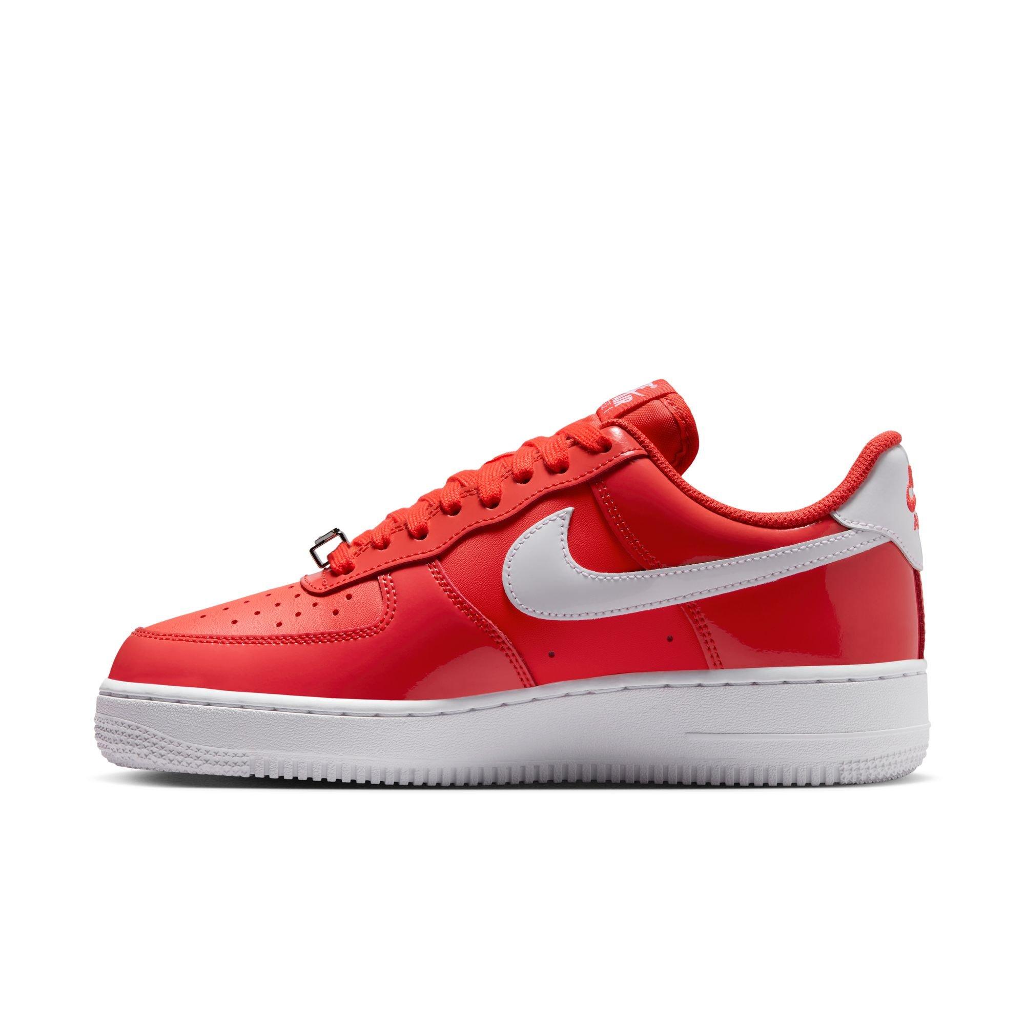 Nike Air Force 1 '07 "Light Crimson/White" Women's Shoe - CRIMSON/WHITE Thumbnail View 4