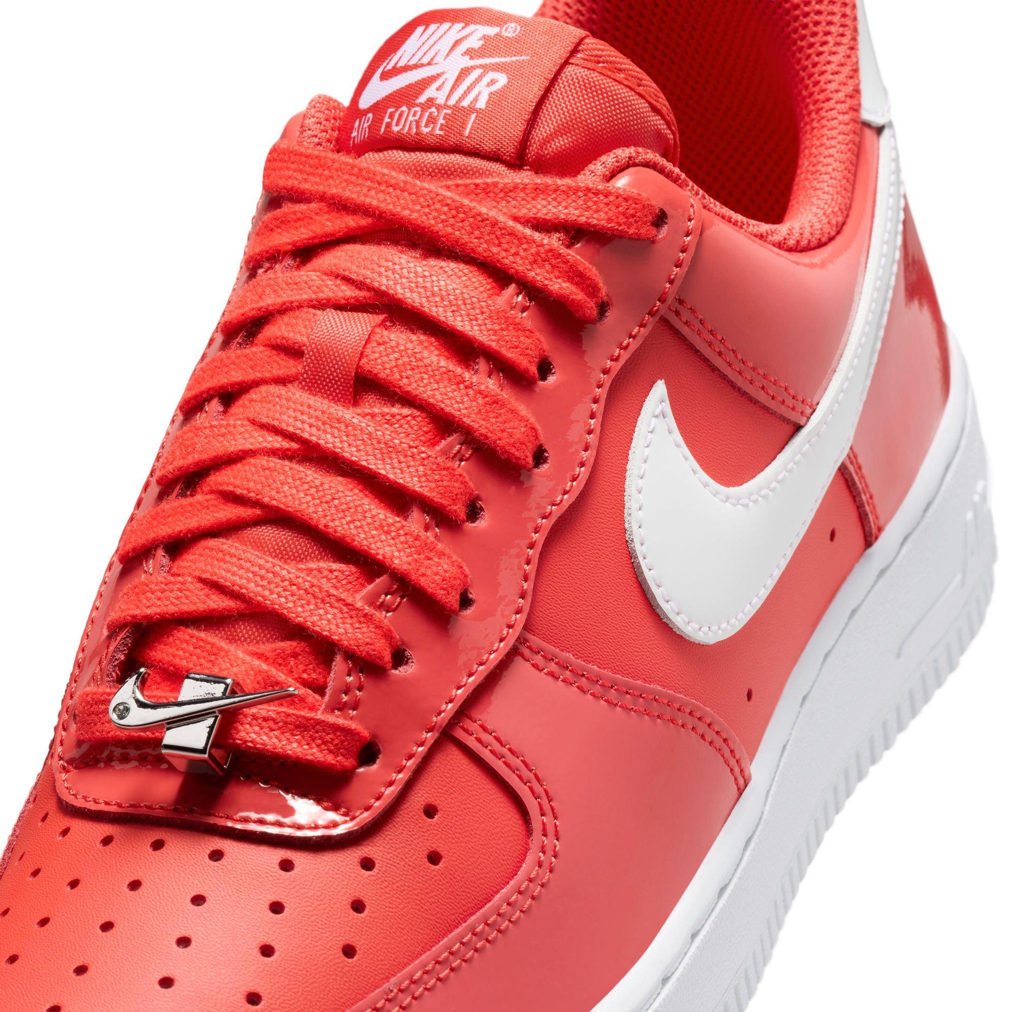 Nike Air Force 1 '07 "Light Crimson/White" Women's Shoe - CRIMSON/WHITE Thumbnail View 10