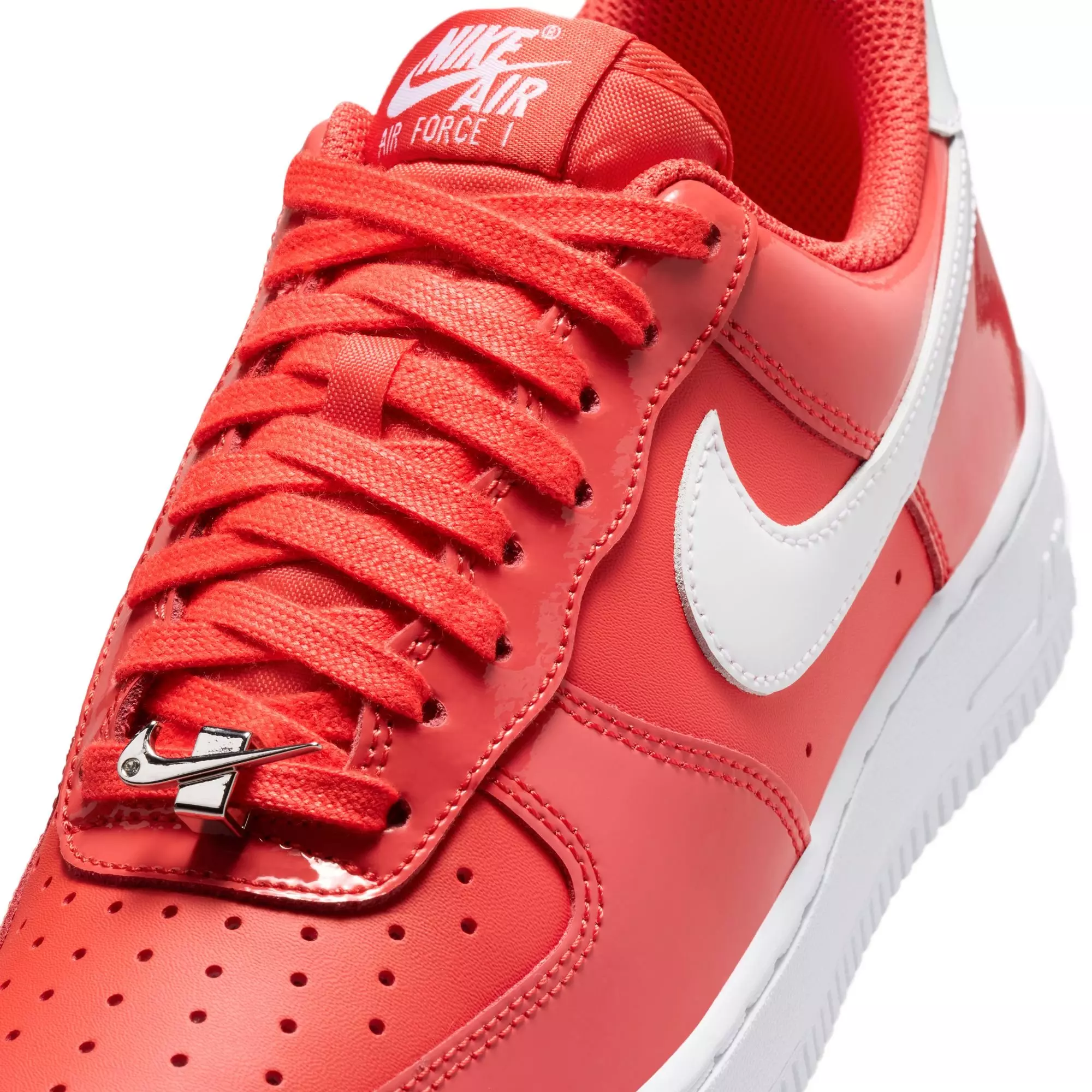 Nike Air Force 1 '07 "Light Crimson/White" Women's Shoe - CRIMSON/WHITE
