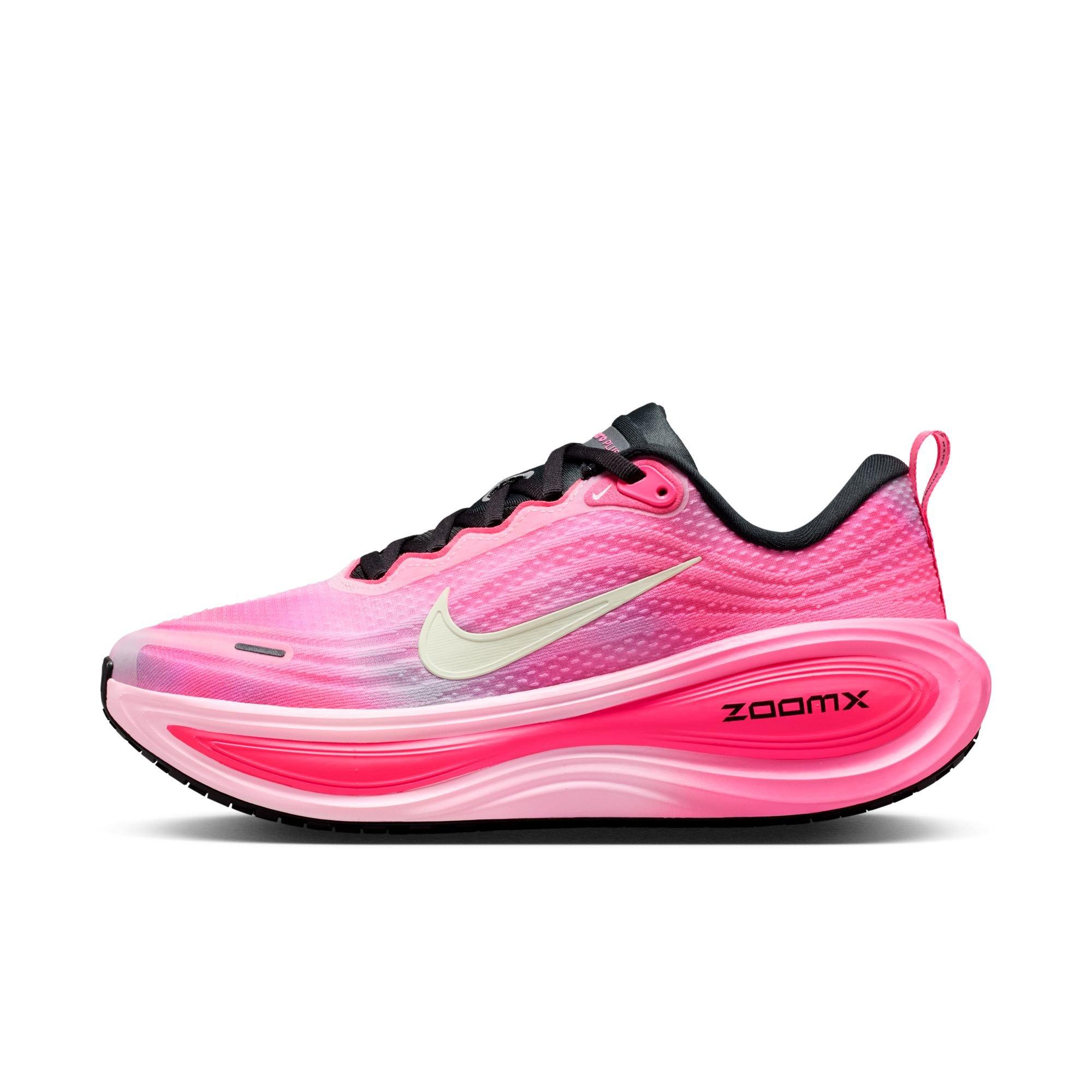 Nike Vomero Plus "Pearl Pink/Summit White/Pink Glow" Women's Road Running Shoe - PINK/BLACK Thumbnail View 3