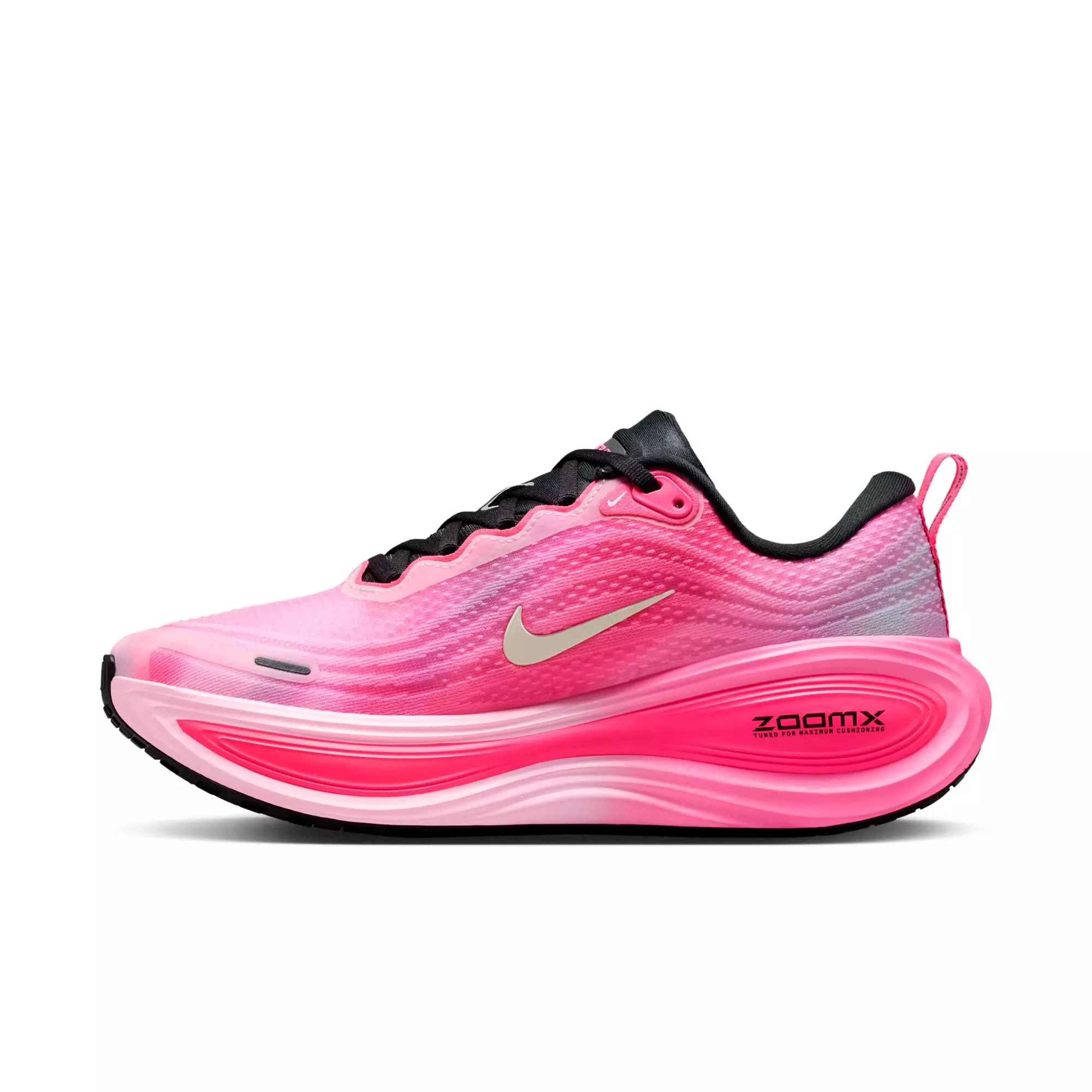 Nike Vomero Plus "Pearl Pink/Summit White/Pink Glow" Women's Road Running Shoe - PINK/BLACK
