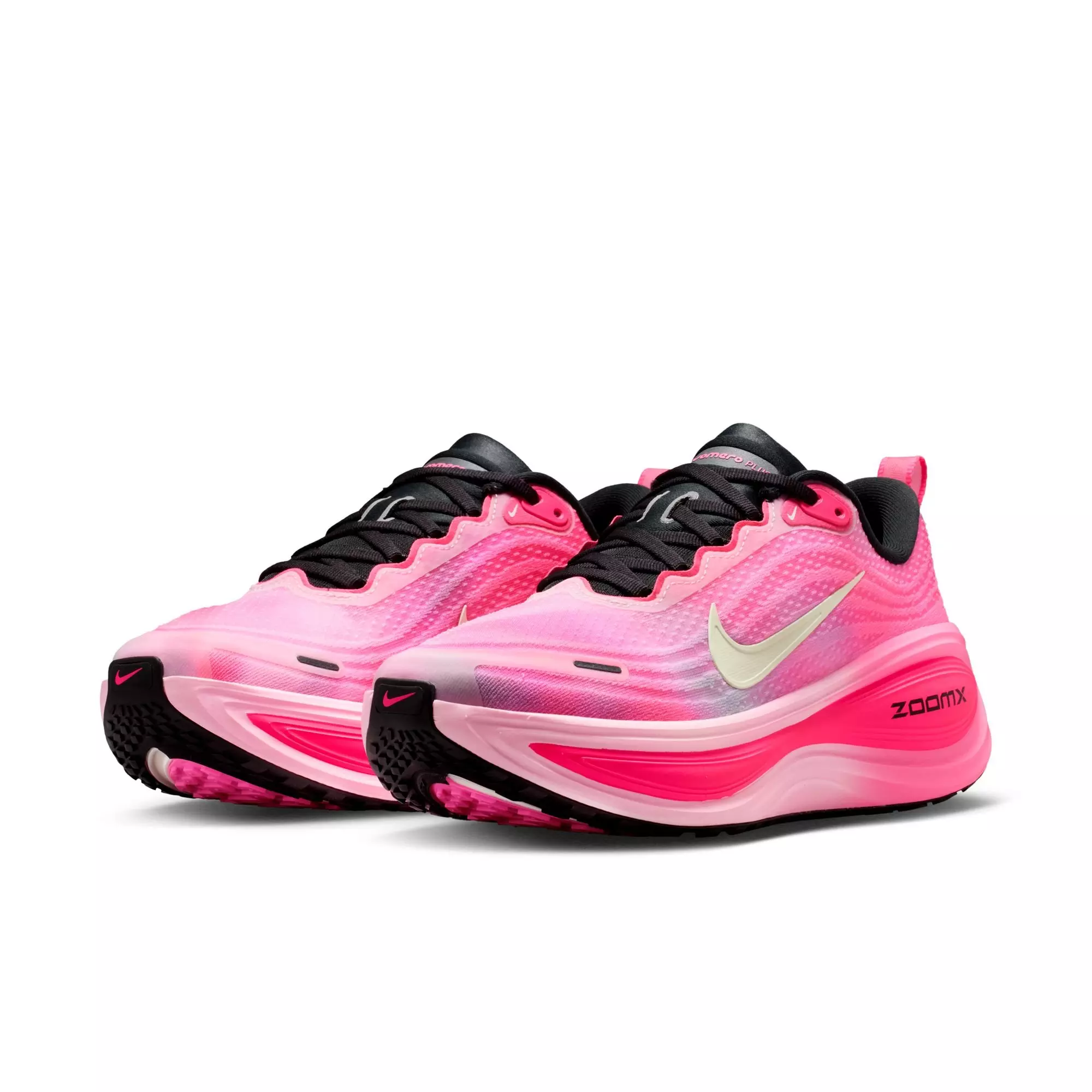 Nike Vomero Plus "Pearl Pink/Summit White/Pink Glow" Women's Road Running Shoe - PINK/BLACK