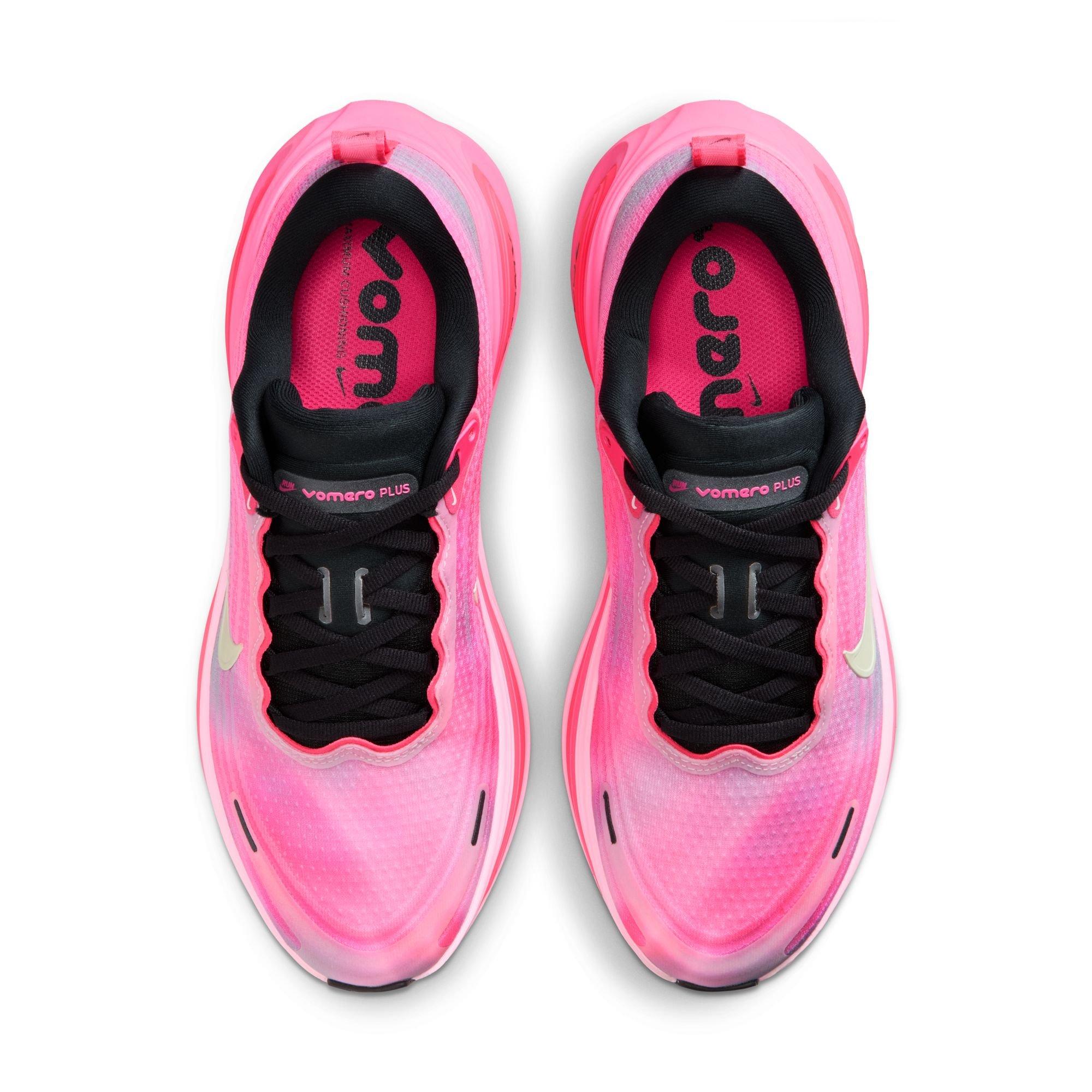 Nike Vomero Plus "Pearl Pink/Summit White/Pink Glow" Women's Road Running Shoe - PINK/BLACK Thumbnail View 6