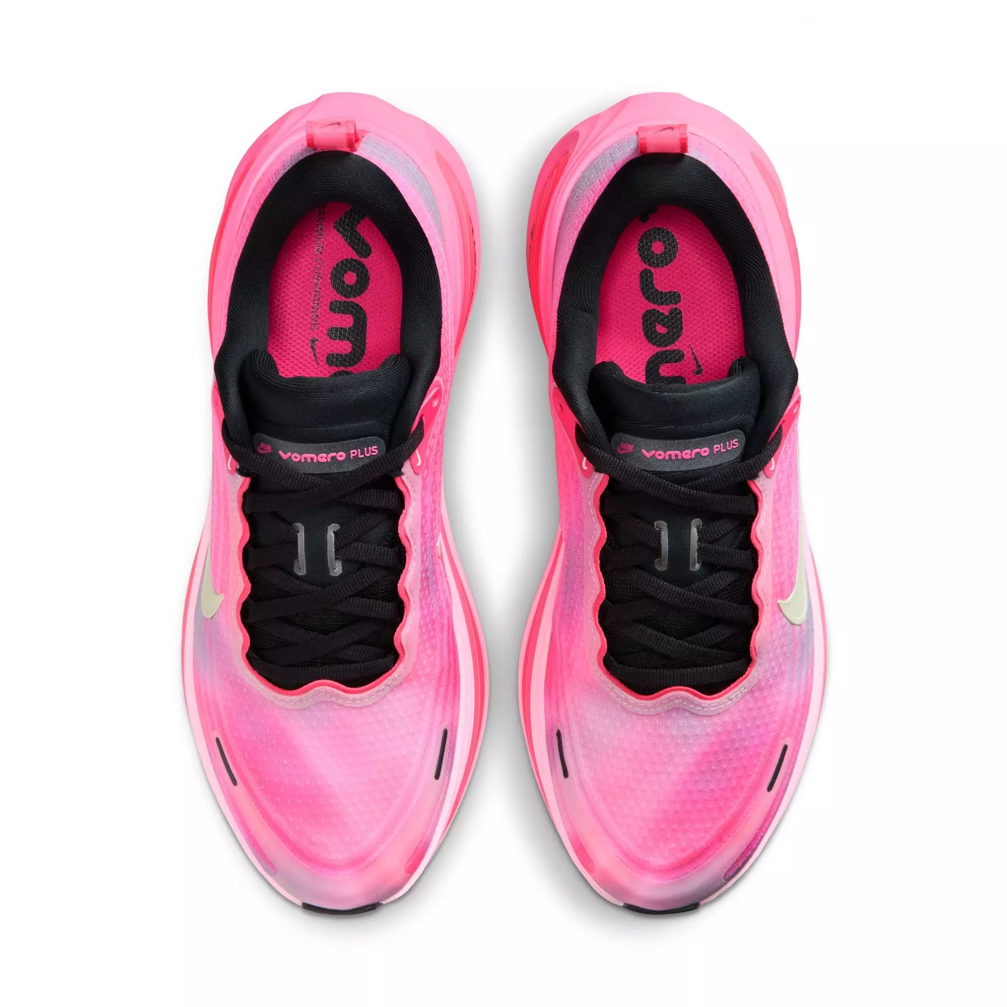 Nike Vomero Plus "Pearl Pink/Summit White/Pink Glow" Women's Road Running Shoe - PINK/BLACK