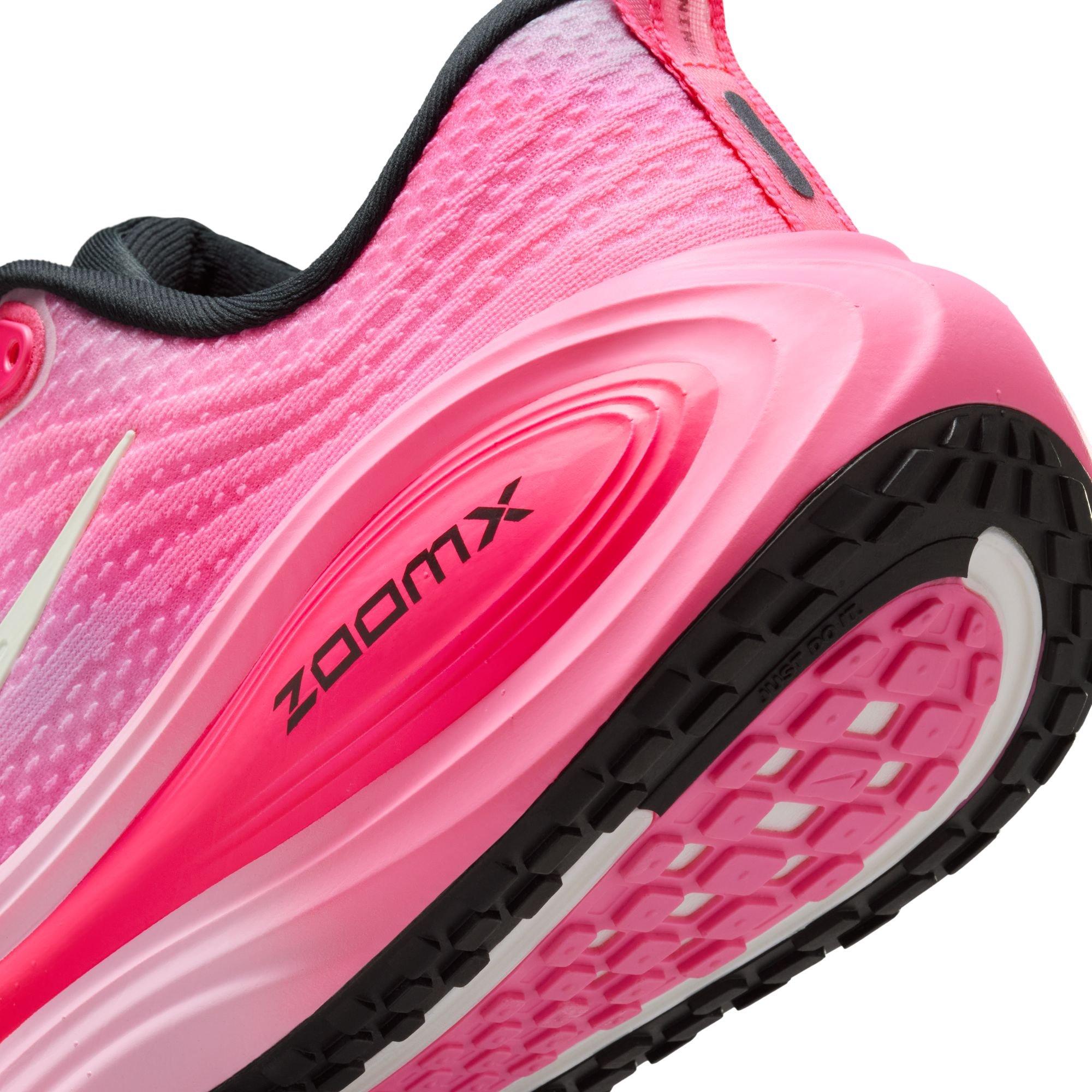 Nike Vomero Plus "Pearl Pink/Summit White/Pink Glow" Women's Road Running Shoe - PINK/BLACK Thumbnail View 10