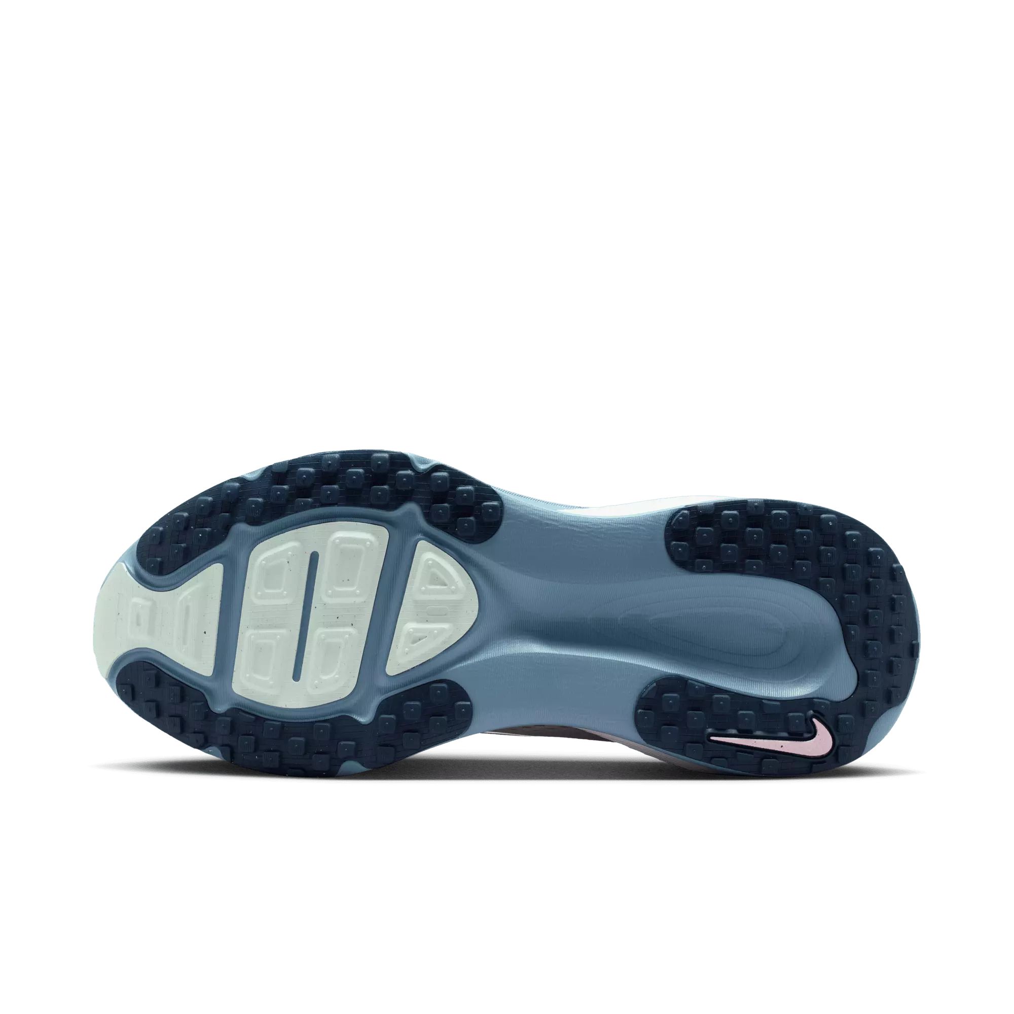 Nike Vomero 18 "White/Midnight Navy/Work Blue" Women's Road Running Shoe - WHITE/NAVY/GREEN