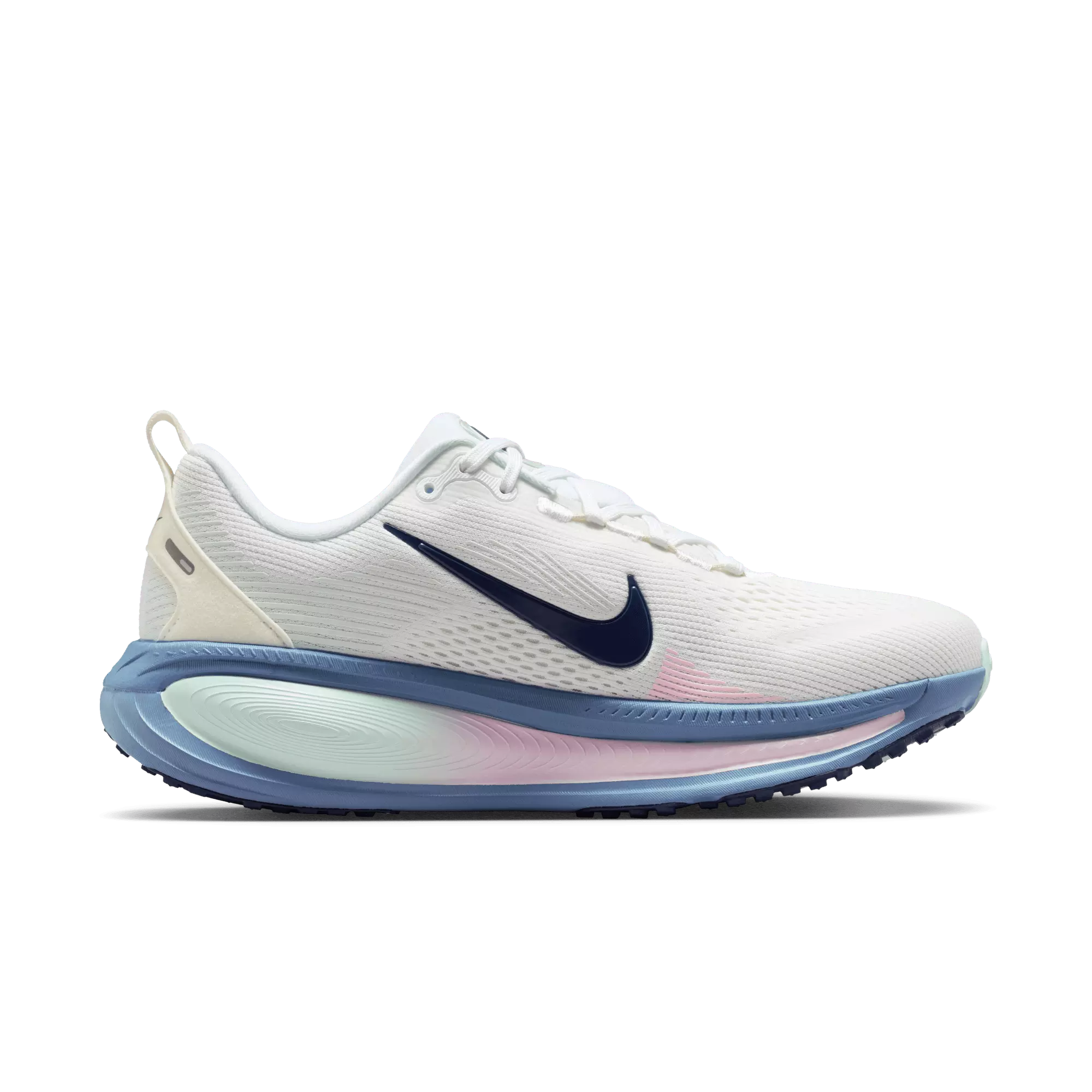 Nike Vomero 18 "White/Midnight Navy/Work Blue" Women's Road Running Shoe - WHITE/NAVY/GREEN