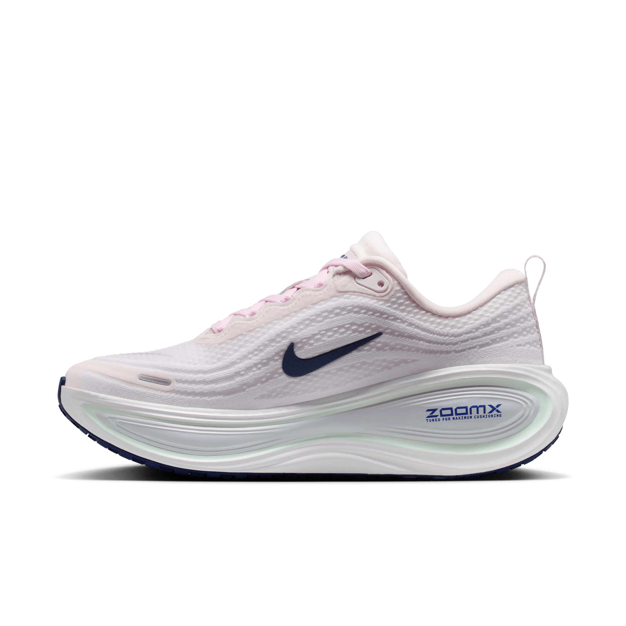 Nike Vomero Plus "Pearl Pink/Midnight Navy/White" Women's Shoe - PINK/WHITE Thumbnail View 4