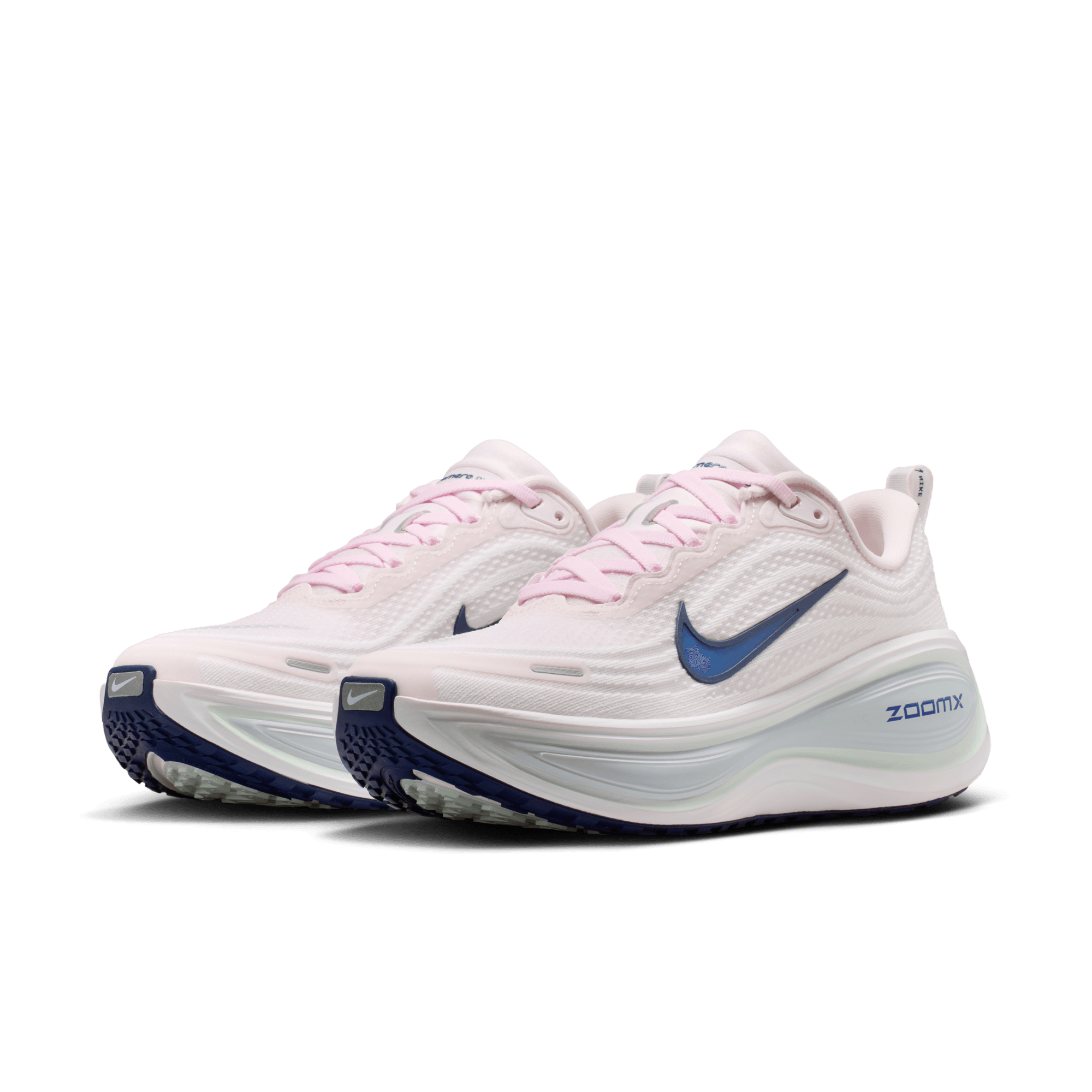 Nike Vomero Plus "Pearl Pink/Midnight Navy/White" Women's Shoe - PINK/WHITE Thumbnail View 5