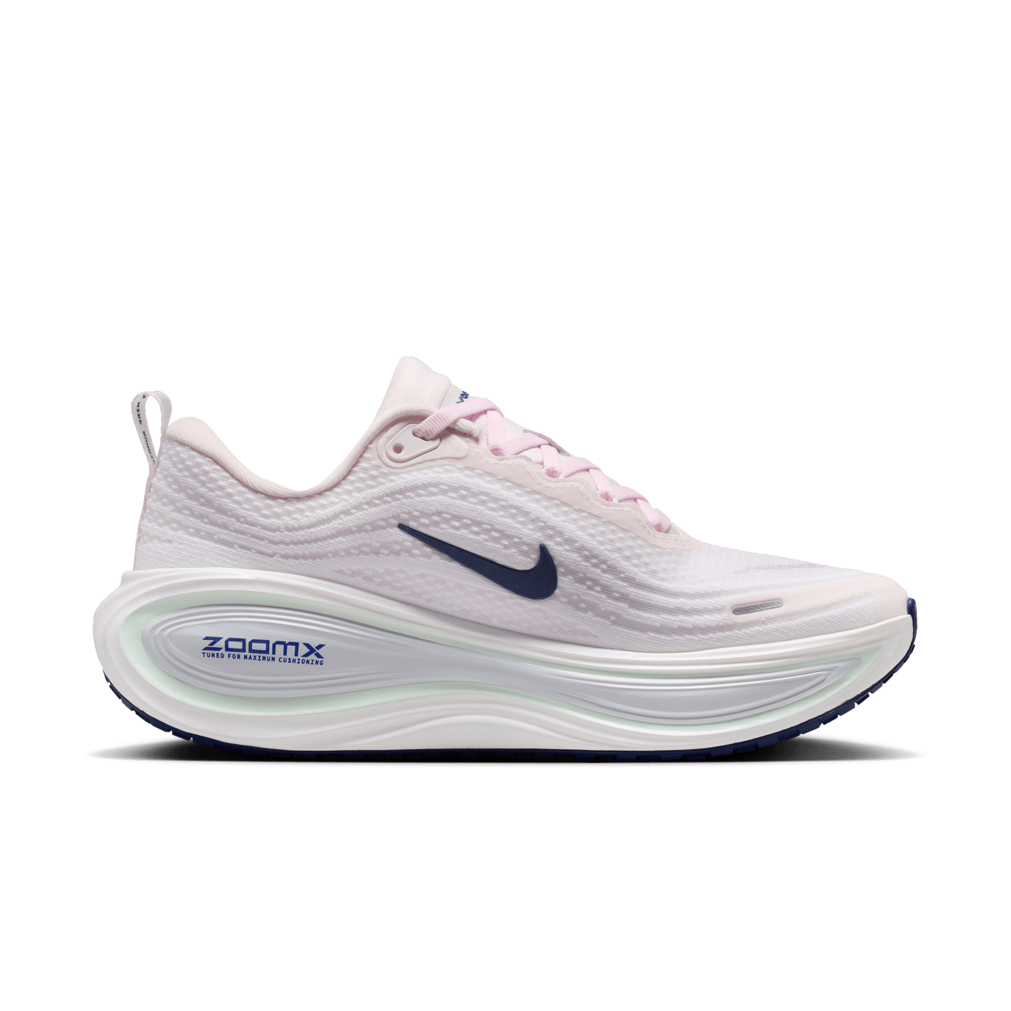 Nike Vomero Plus "Pearl Pink/Midnight Navy/White" Women's Shoe - PINK/WHITE Thumbnail View 2