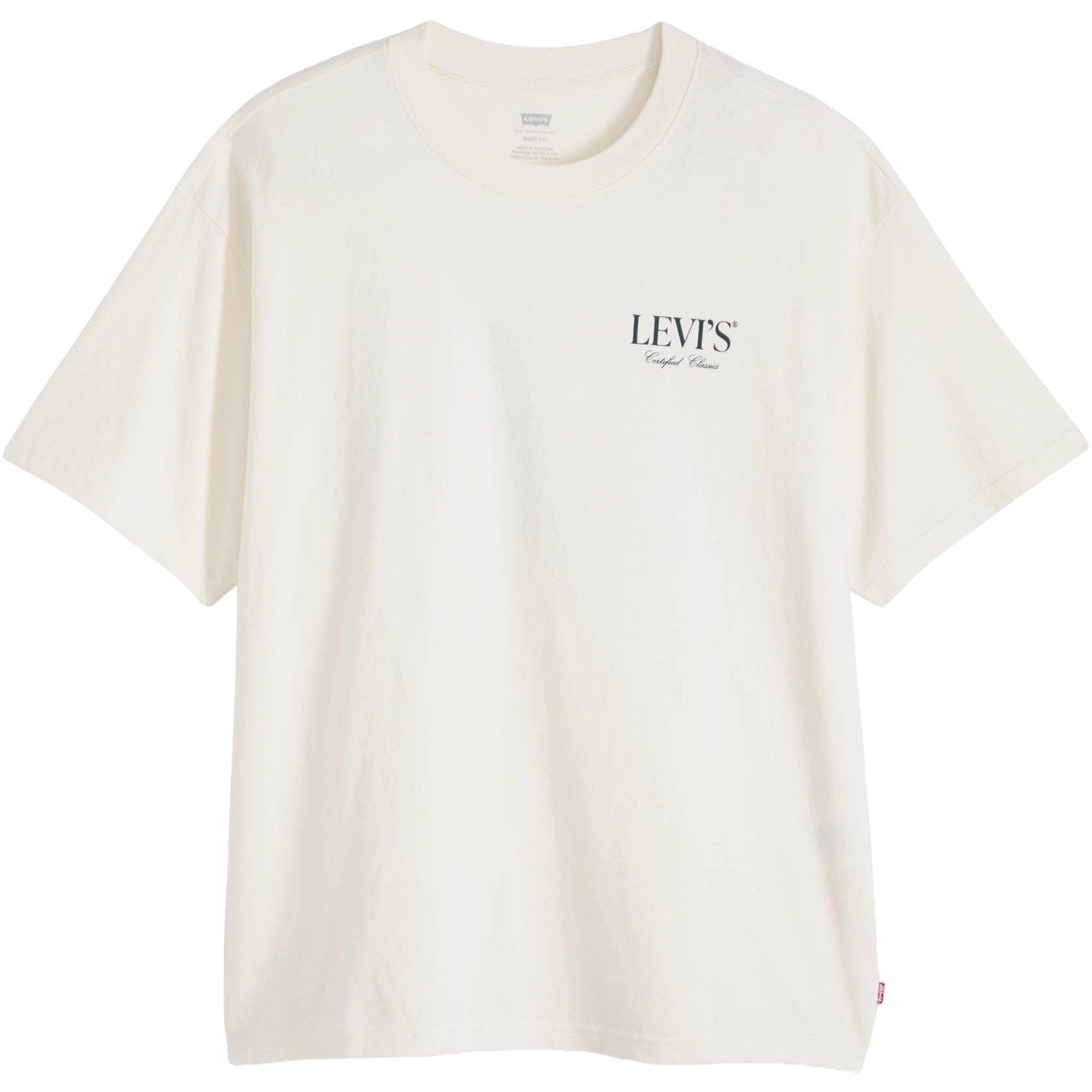 Levi's Men's Boxy Graphic Tee - CREAM Thumbnail View 1