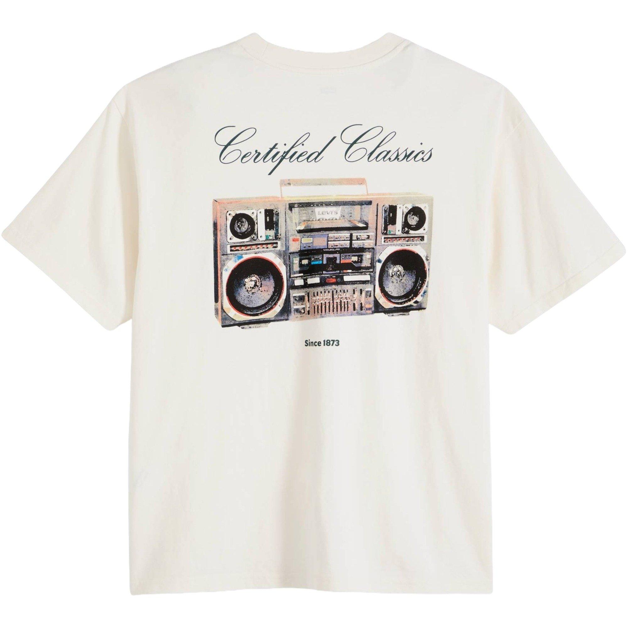 Levi's Men's Boxy Graphic Tee - CREAM Thumbnail View 2