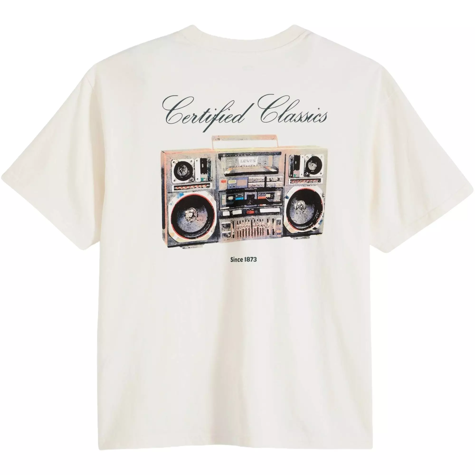 Levi's Men's Boxy Graphic Tee - CREAM