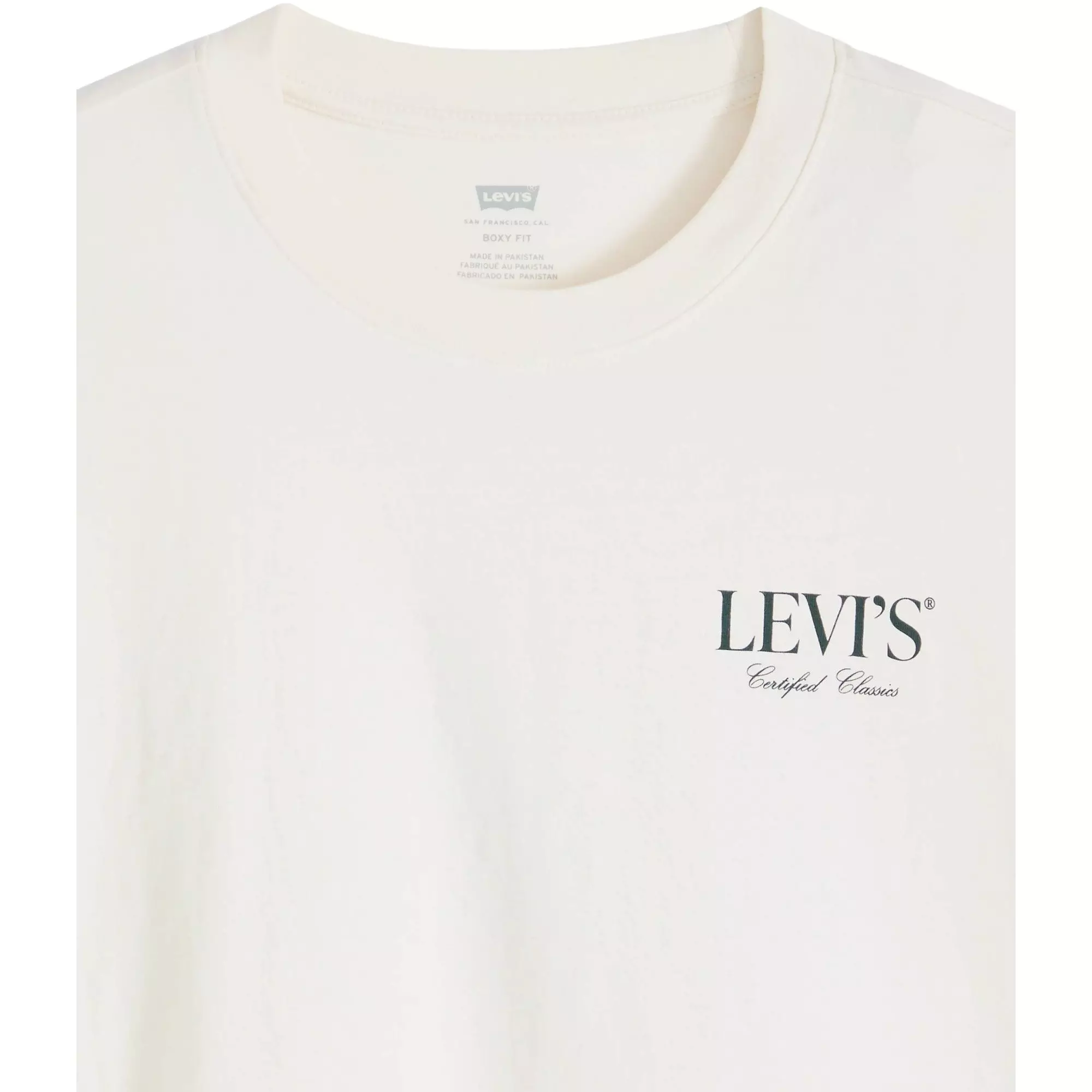 Levi's Men's Boxy Graphic Tee - CREAM