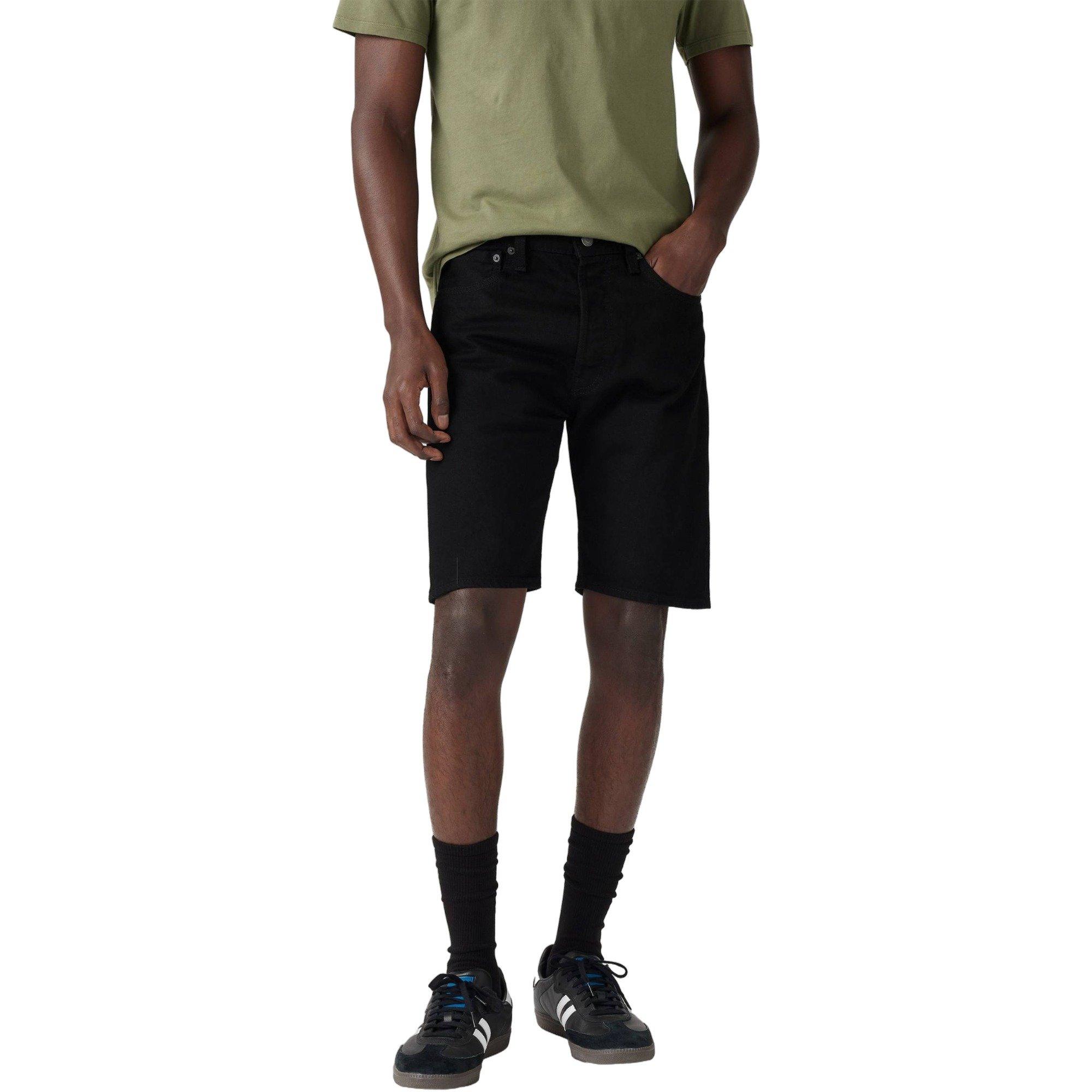 Levi's Men's 501 Original Fit Hemmed 9" Shorts - BLACK Thumbnail View 3