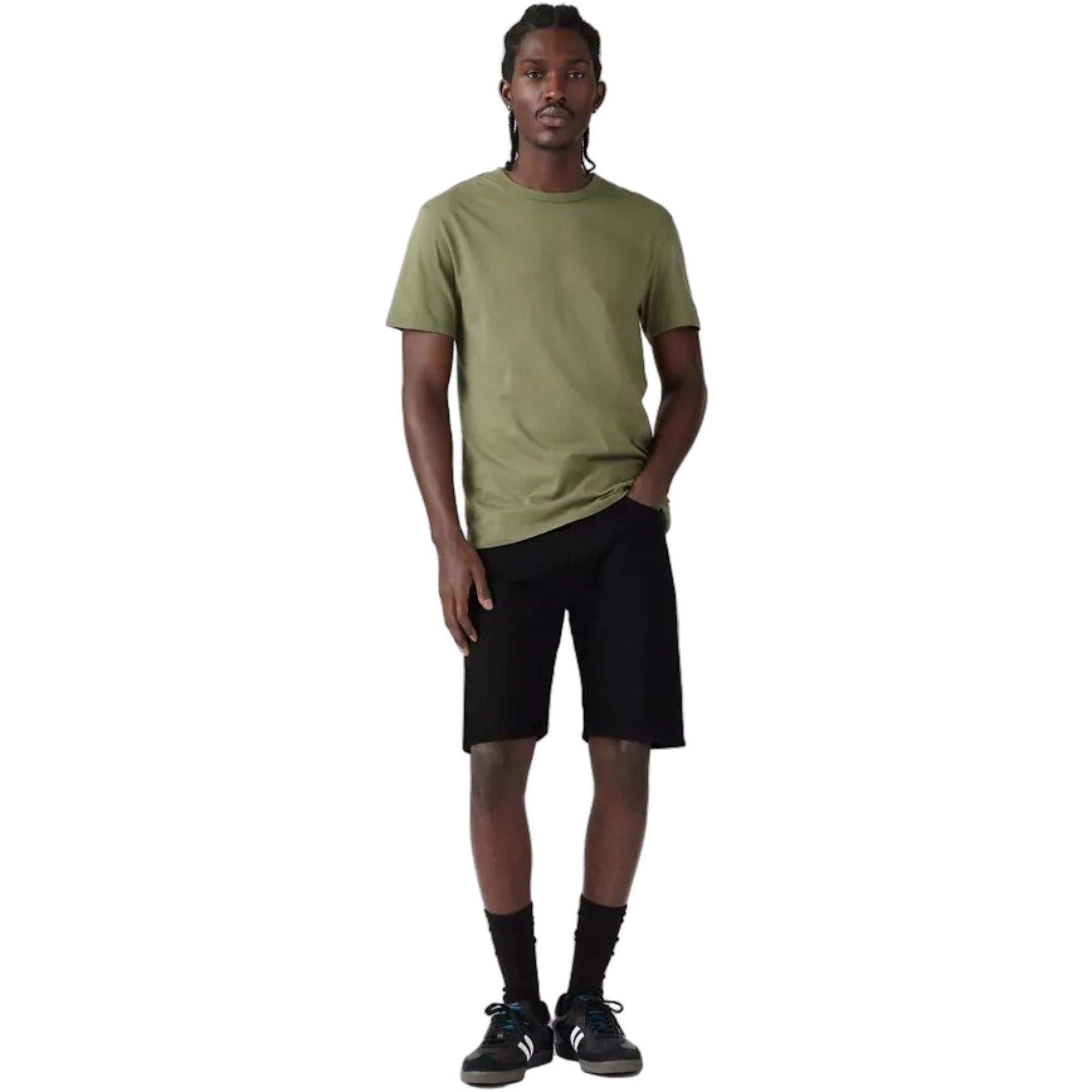 Levi's Men's 501 Original Fit Hemmed 9" Shorts - BLACK Thumbnail View 5