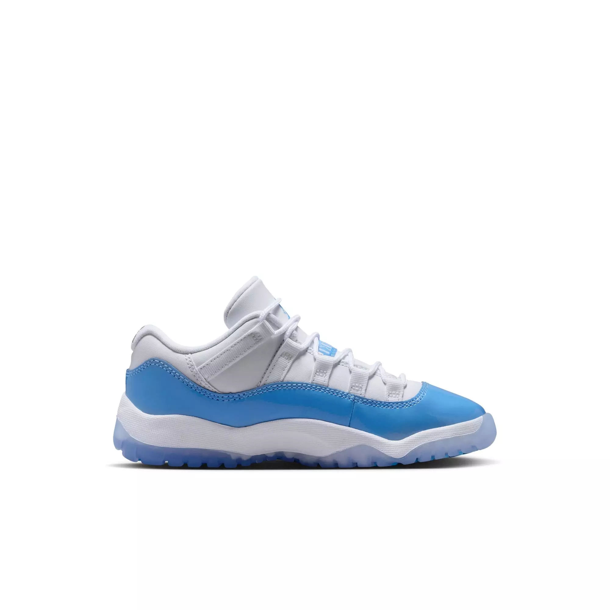Jordan 11 Retro Low "White and University Blue" Preschool Kids' Shoe - WHITE/UNIVERSITY BLUE/BLACK