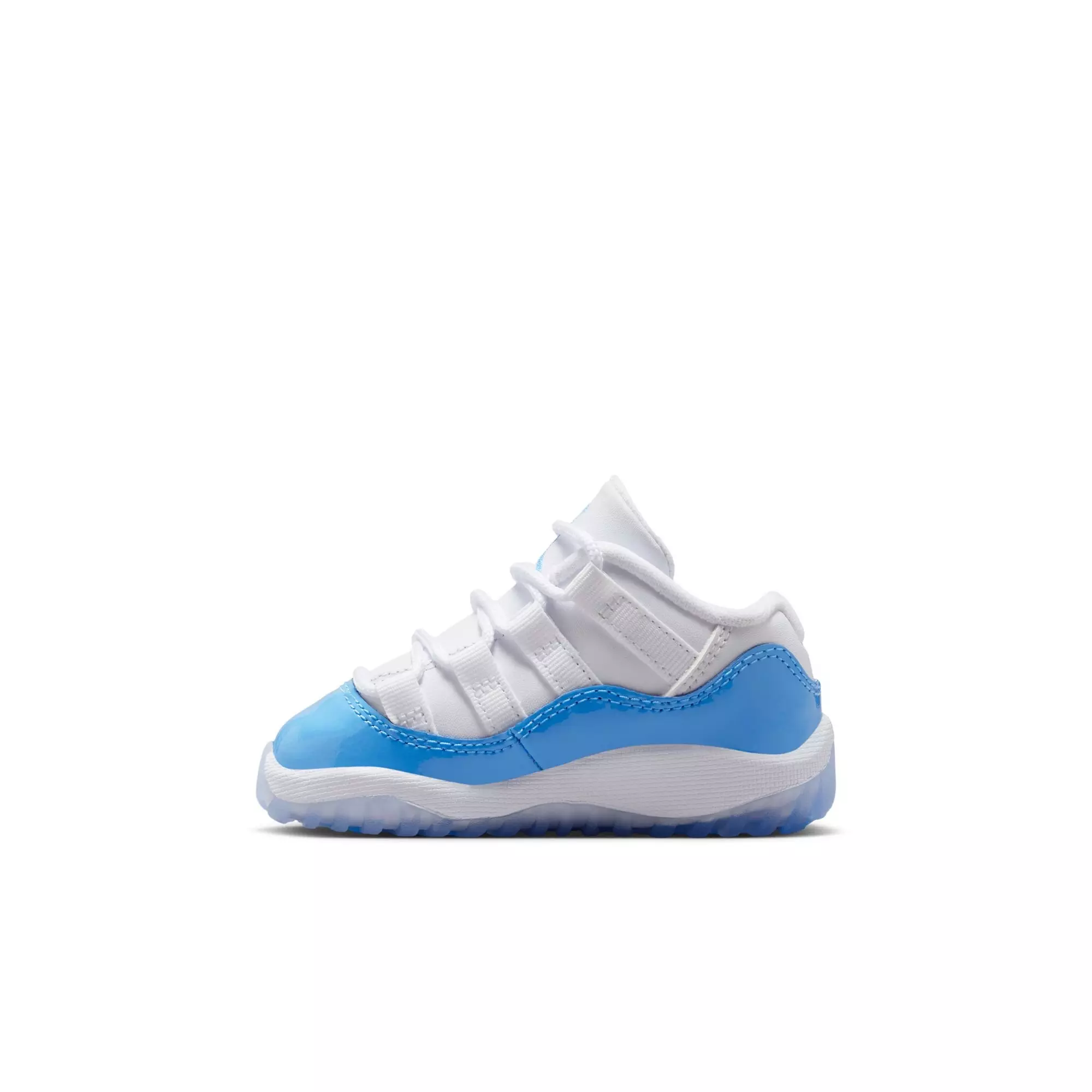 Jordan 11 Retro Low "White and University Blue" Toddler Kids' Shoe - WHITE/UNIVERSITY BLUE-BLACK