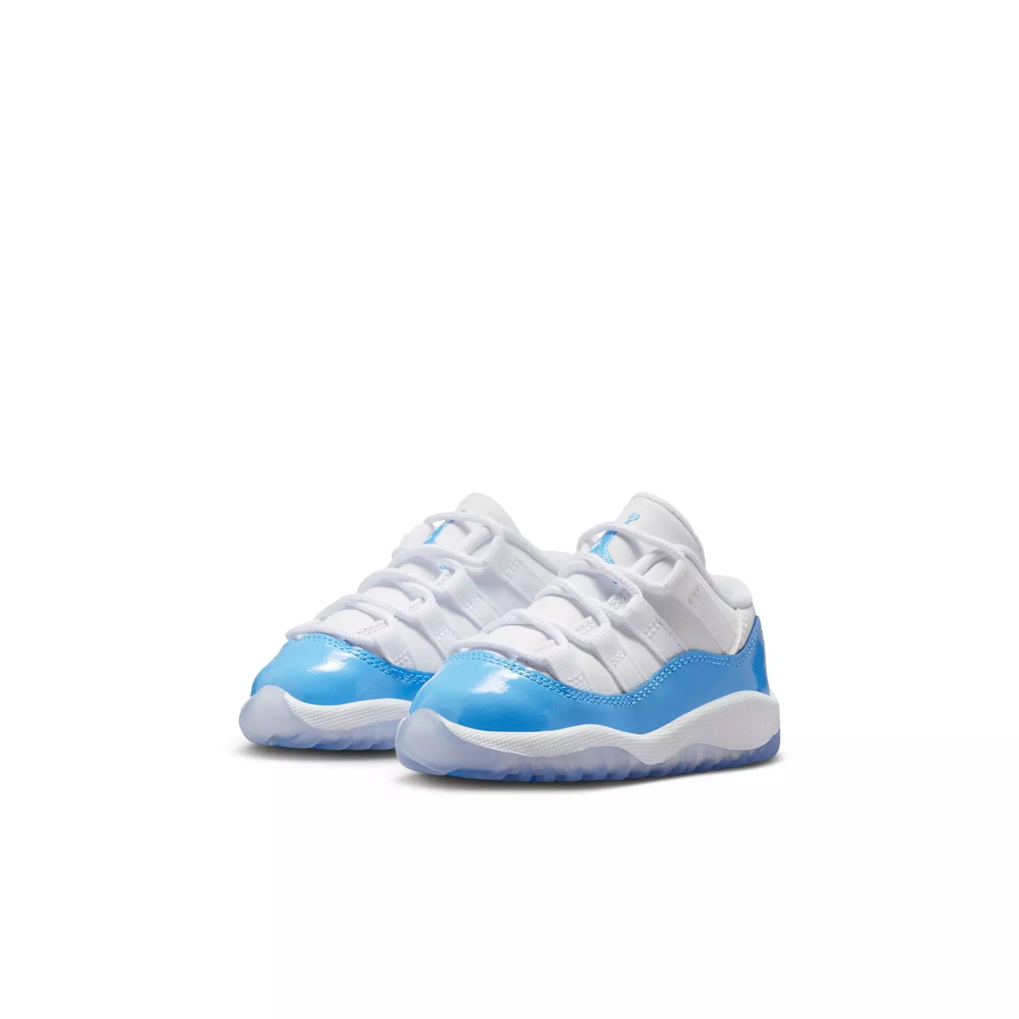 Jordan 11 Retro Low "White and University Blue" Toddler Kids' Shoe - WHITE/UNIVERSITY BLUE-BLACK