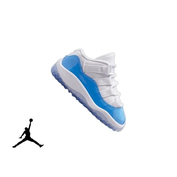 Jordan 11 Retro Low "White and University Blue" Toddler Kids' Shoe