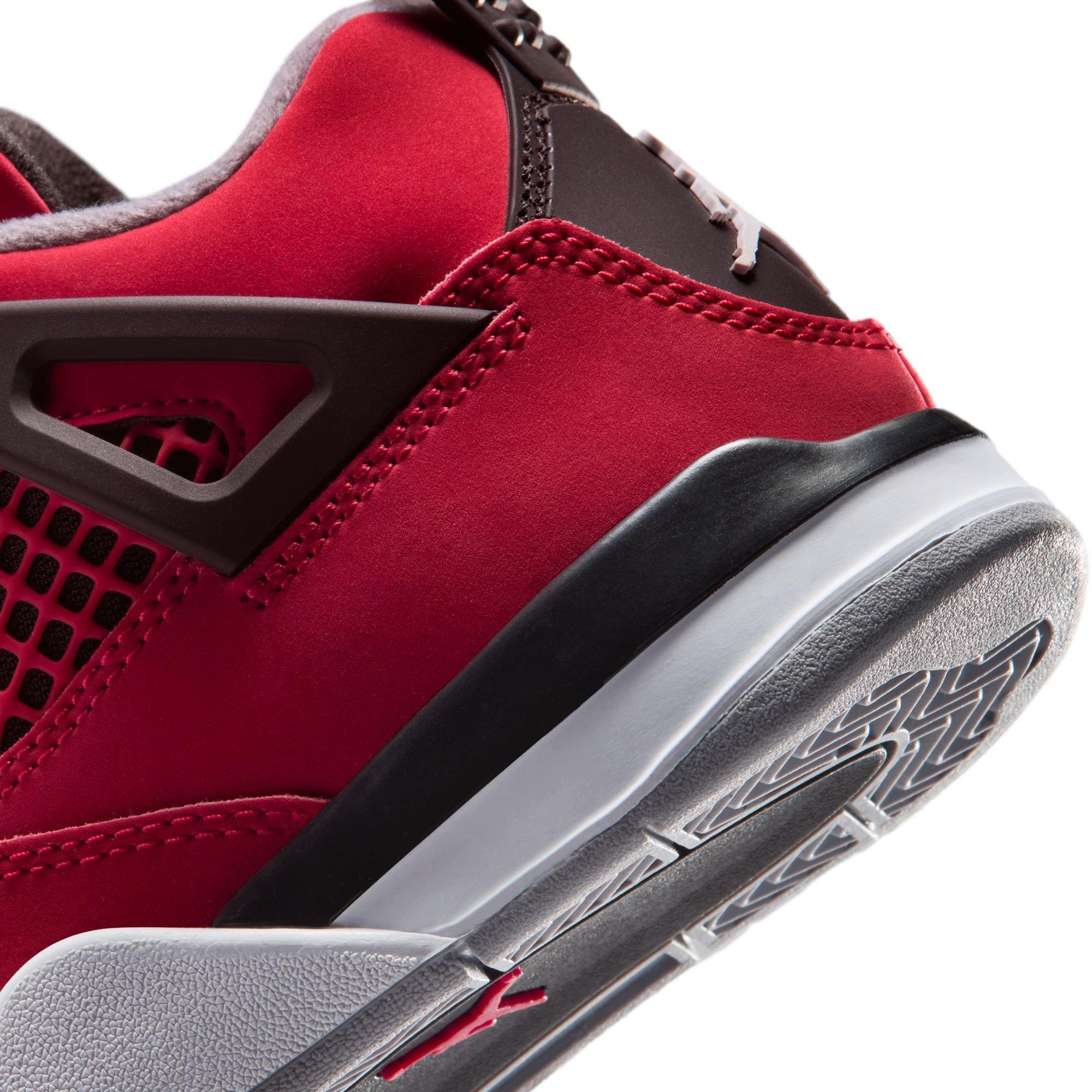 Jordan 4 Retro "Toro Bravo" Preschool Kids' Shoe - FIRE RED/WHITE/BLACK/CEMENT GREY Thumbnail View 6