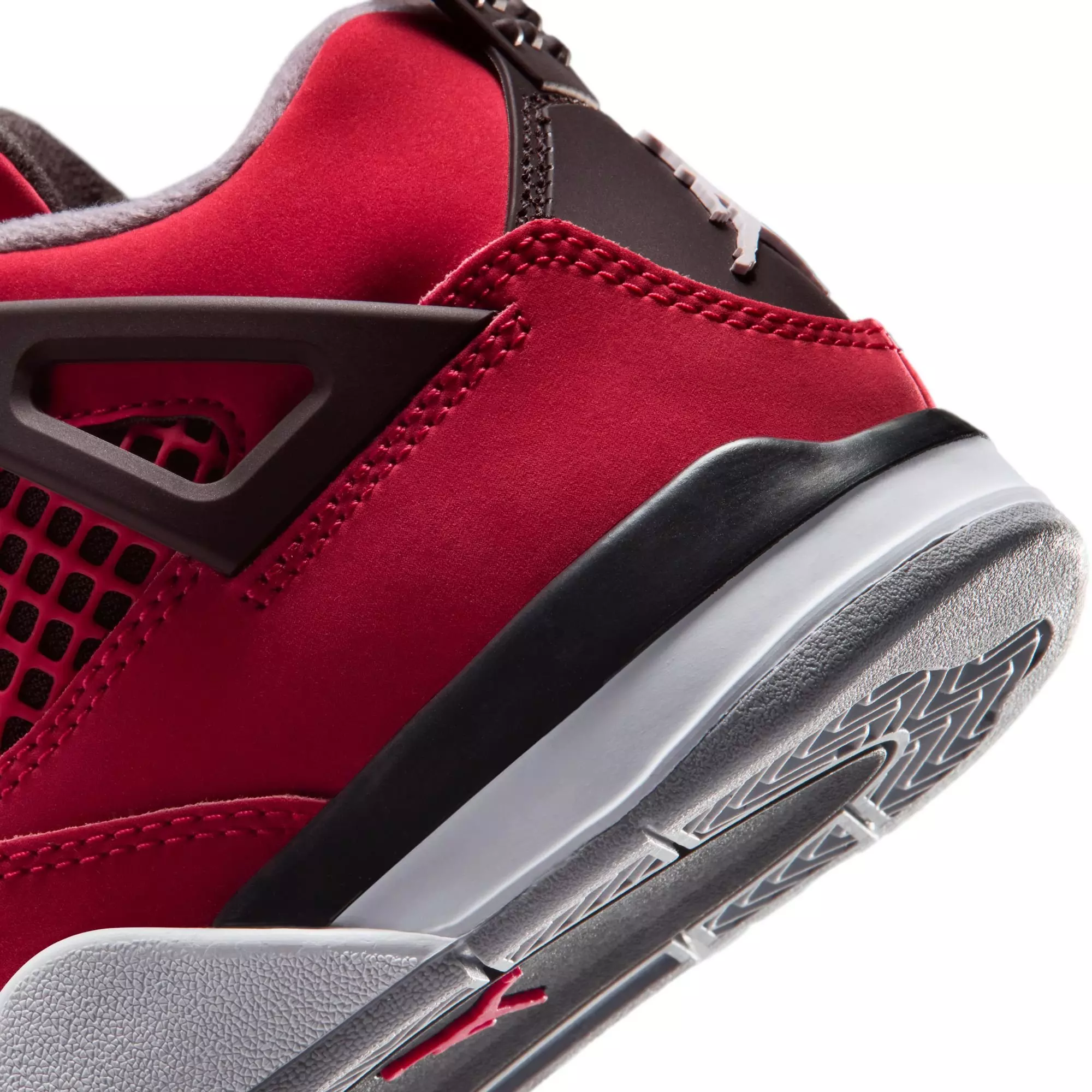 Jordan 4 Retro "Toro Bravo" Preschool Kids' Shoe - FIRE RED/WHITE/BLACK/CEMENT GREY