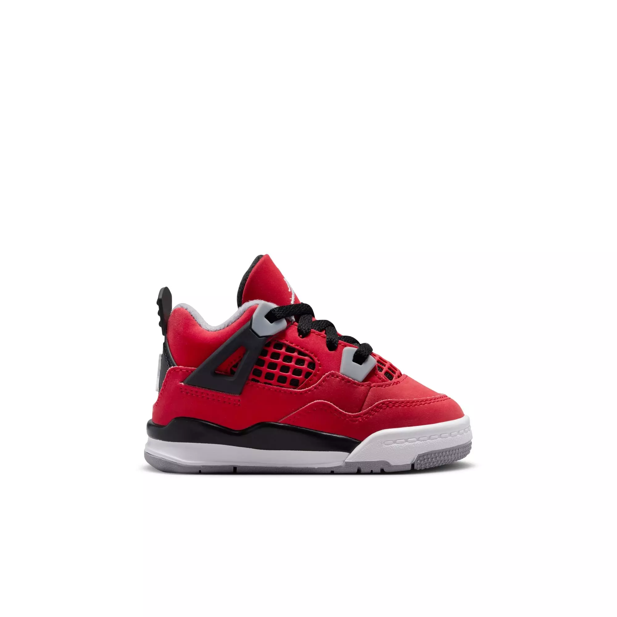 Jordan 4 Retro "Toro Bravo" Toddler Kids' Shoe - FIRE RED/WHITE/BLACK/CEMENT GREY