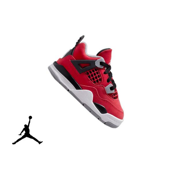 Jordan 4 Retro "Toro Bravo" Toddler Kids' Shoe
