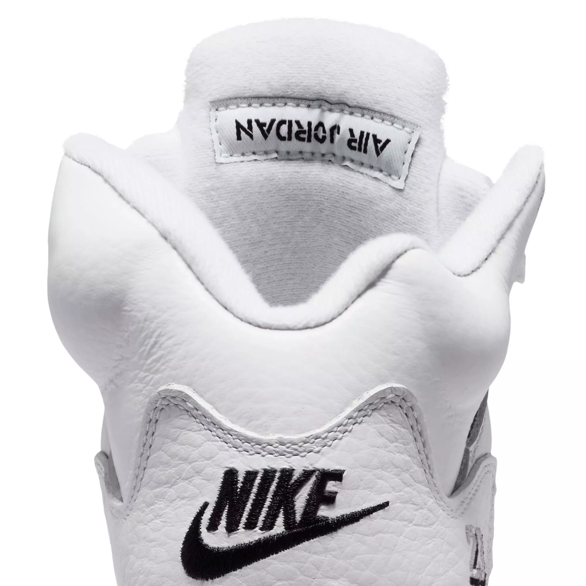 Jordan 5 Retro &ldquo;White Metallic&rdquo; Grade School Kids' Shoe - WHITE/BLACK/METALLIC SILVER