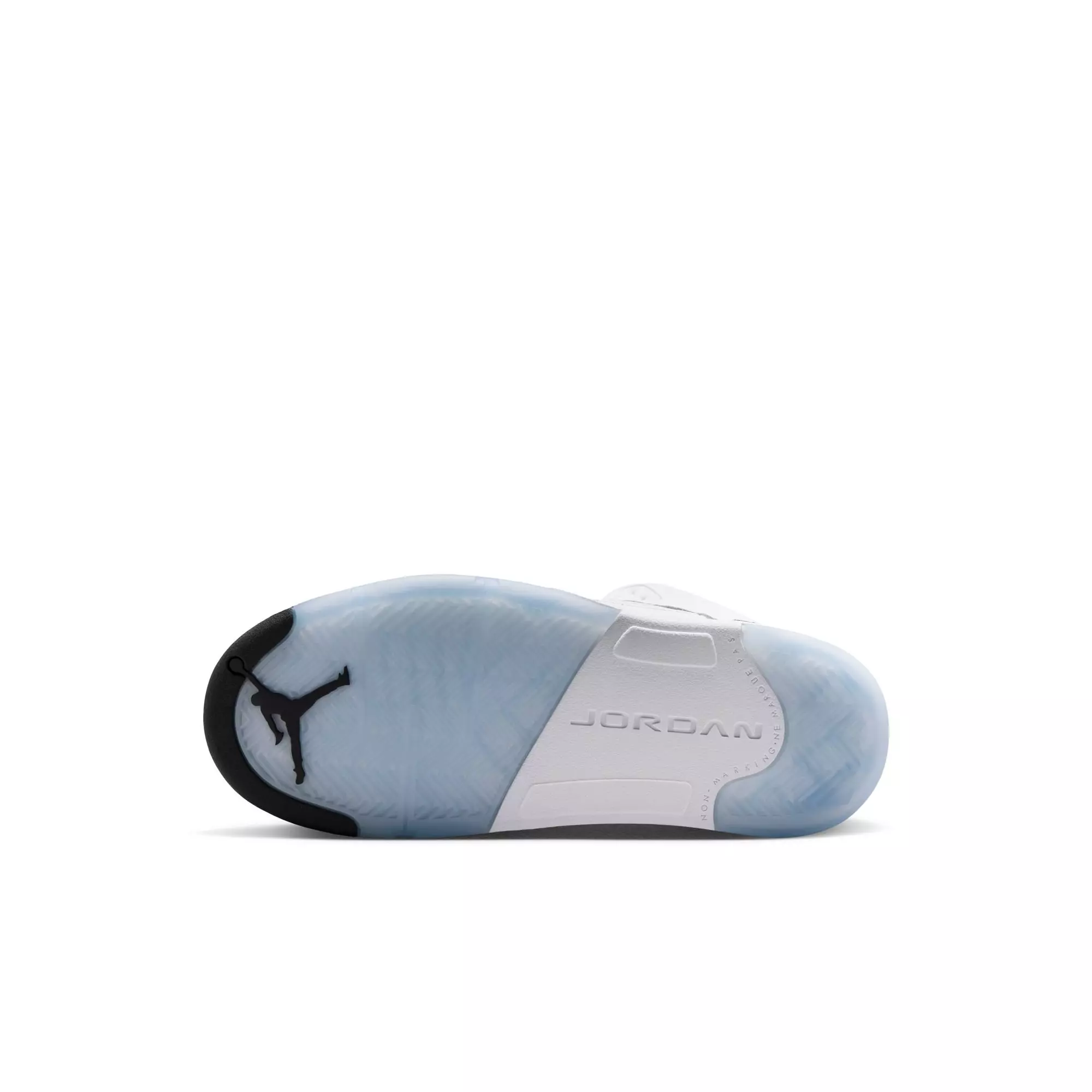 Jordan 5 Retro &ldquo;White Metallic&rdquo; Preschool Kids' Shoe - WHITE/BLACK/METALLIC SILVER