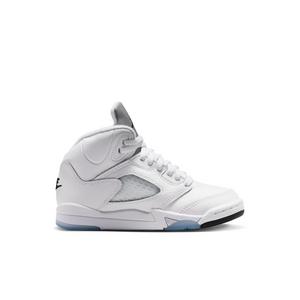 Jordan 5 Retro &ldquo;White Metallic&rdquo; Preschool Kids' Shoe