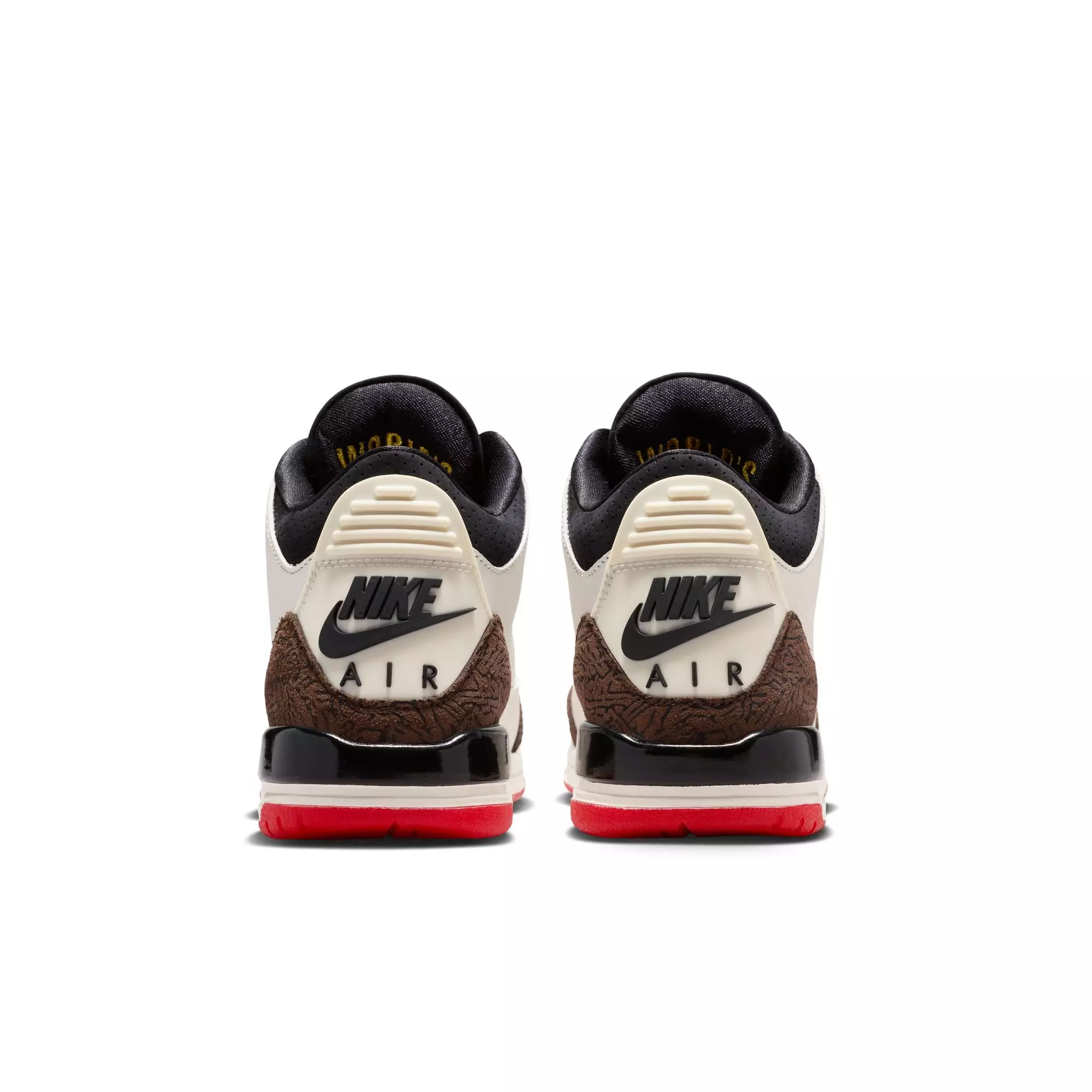 Jordan 3 Retro "World's Best Dad" Grade School Kids' Shoe - SAIL/BLACK/UNIVERSITY RED/PALE IVORY