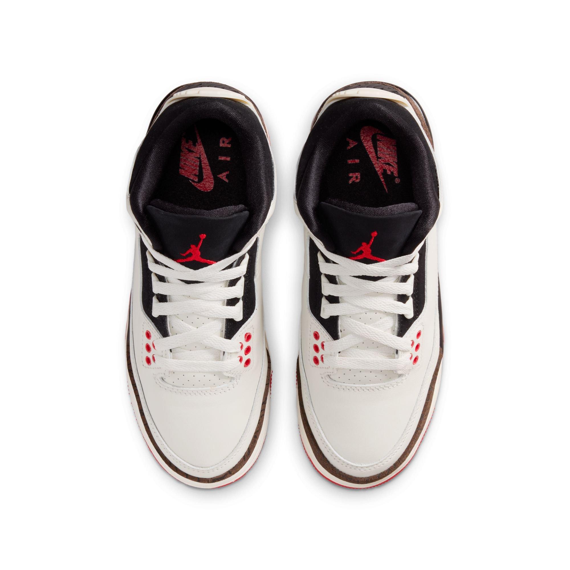 Jordan 3 Retro "World's Best Dad" Grade School Kids' Shoe - SAIL/BLACK/UNIVERSITY RED/PALE IVORY Thumbnail View 13