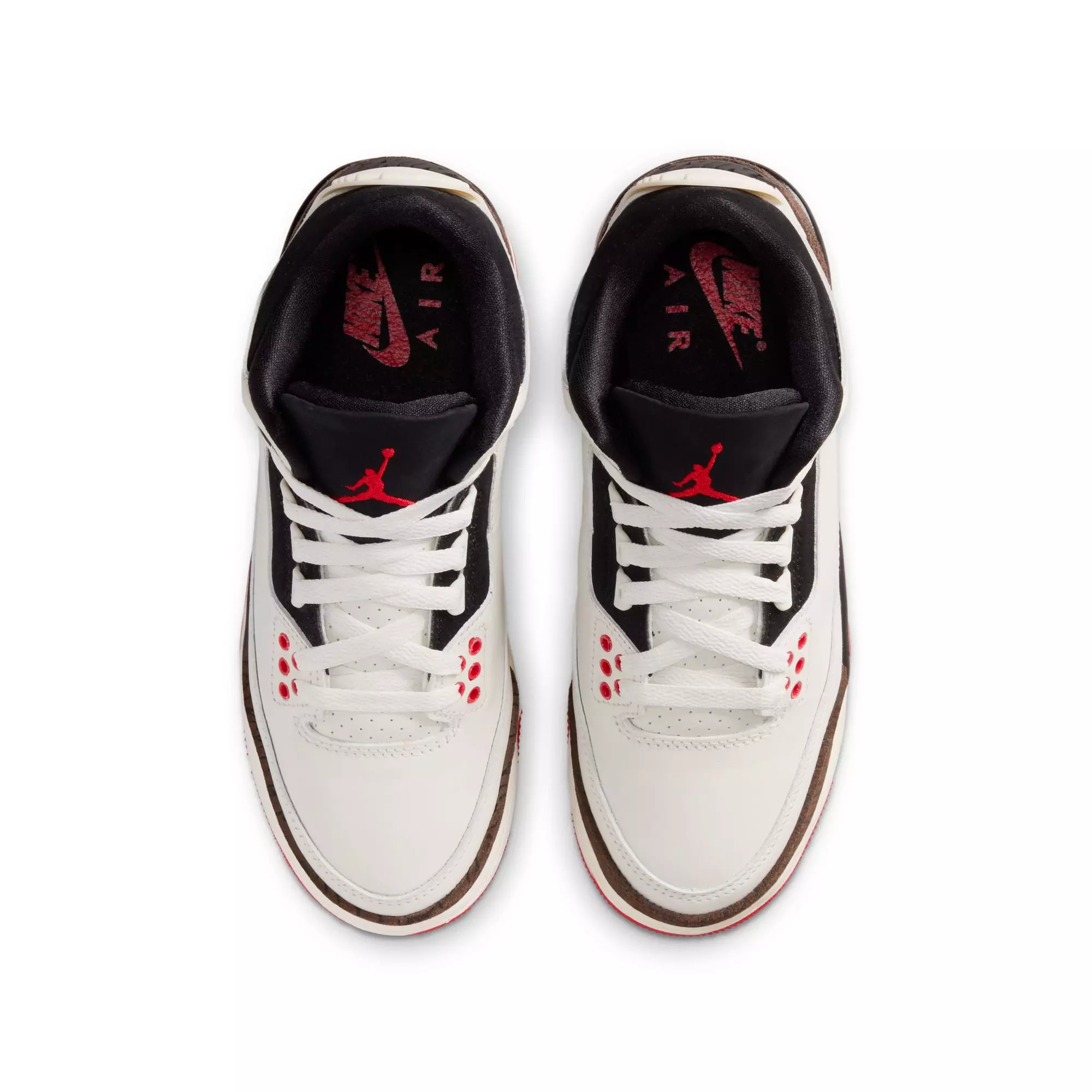 Jordan 3 Retro "World's Best Dad" Grade School Kids' Shoe - SAIL/BLACK/UNIVERSITY RED/PALE IVORY